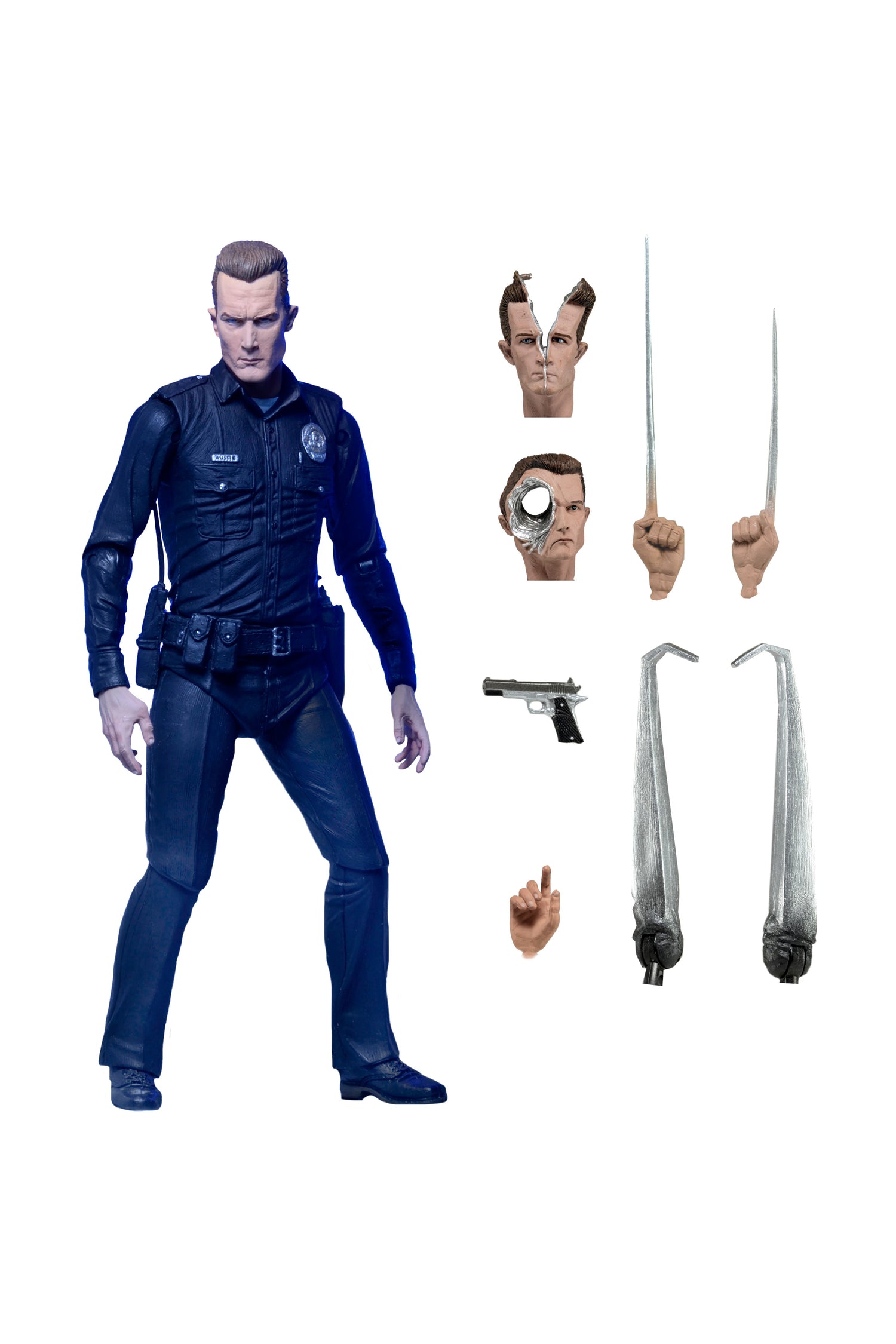 Terminator 2 - Ultimate T-1000 7" Scale Action Figure - NECA