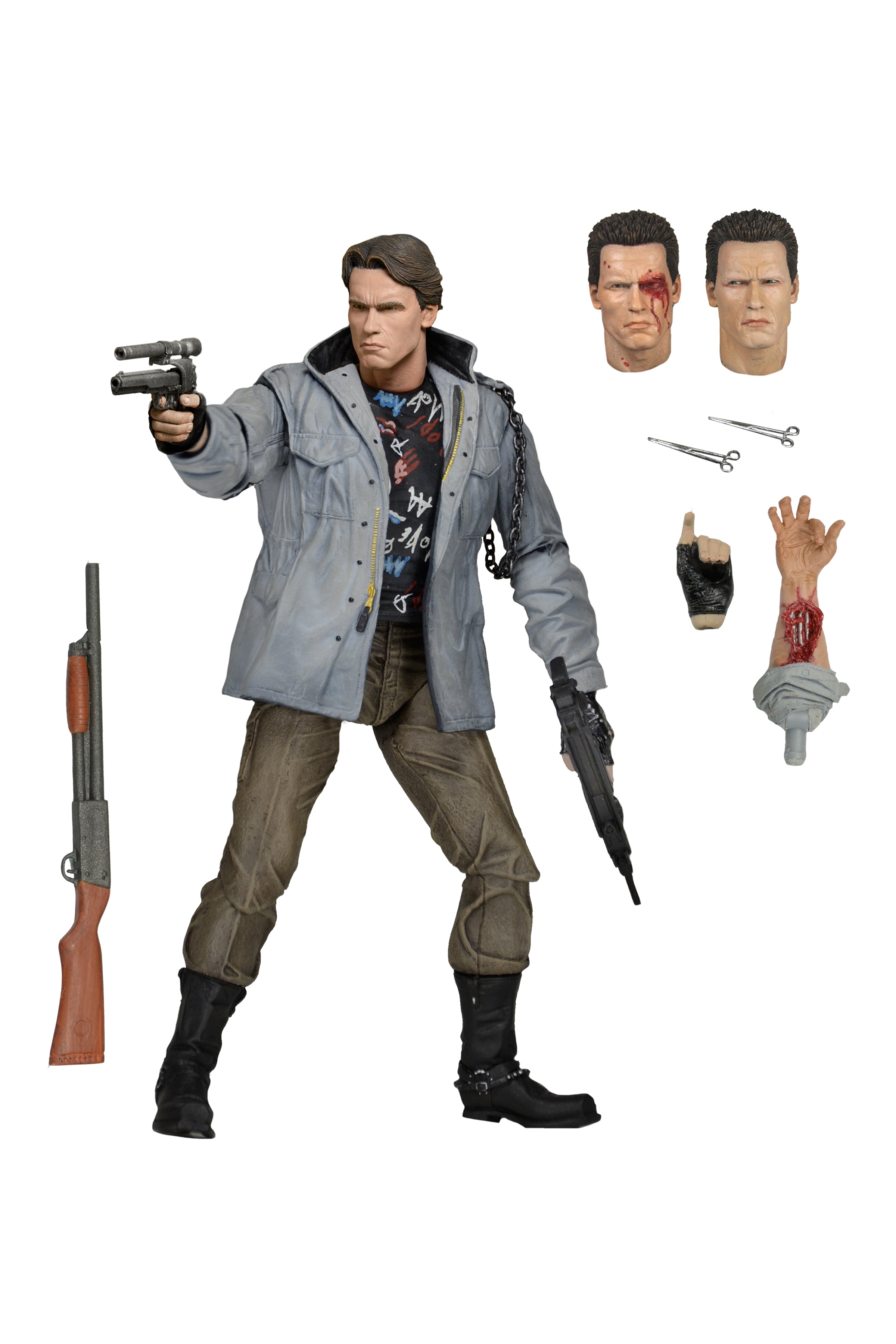 Terminator - Ultimate T-800 7" Action Figure (Tech Noir) - NECA