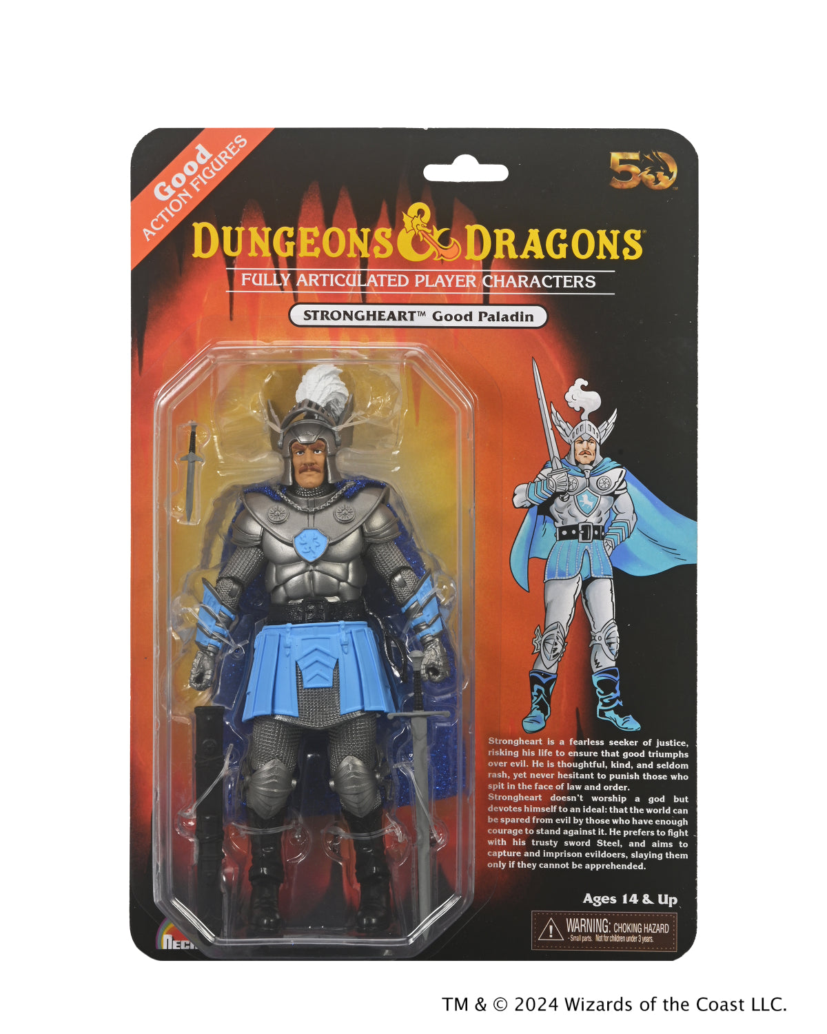 Dungeons and Dragons - 50th Anniversary Strongheart 7" Scale Figure on Blister Card - NECA