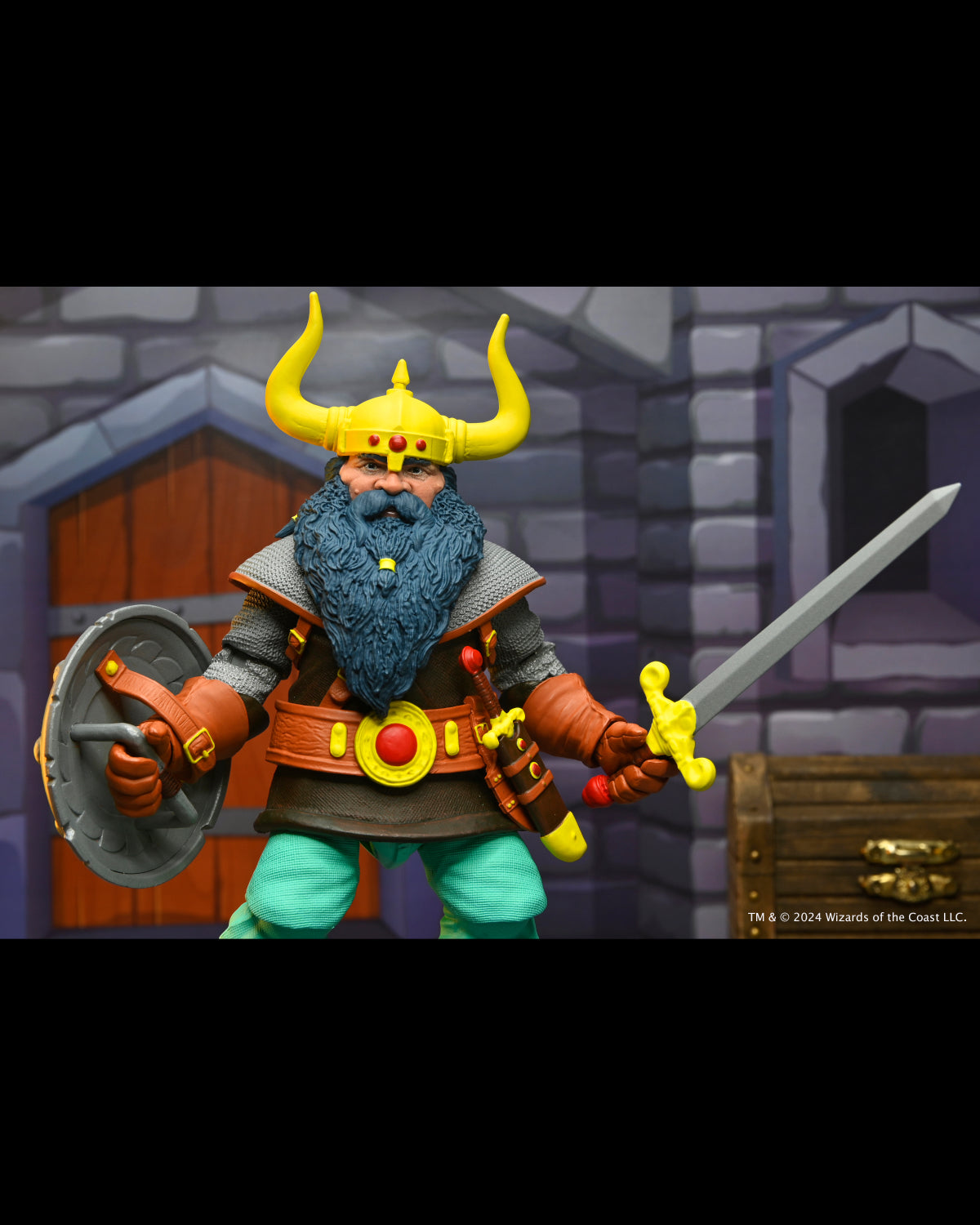 Dungeons and Dragons - 50th Anniversary Elkhorn 7" Scale Figure on Blister Card - NECA