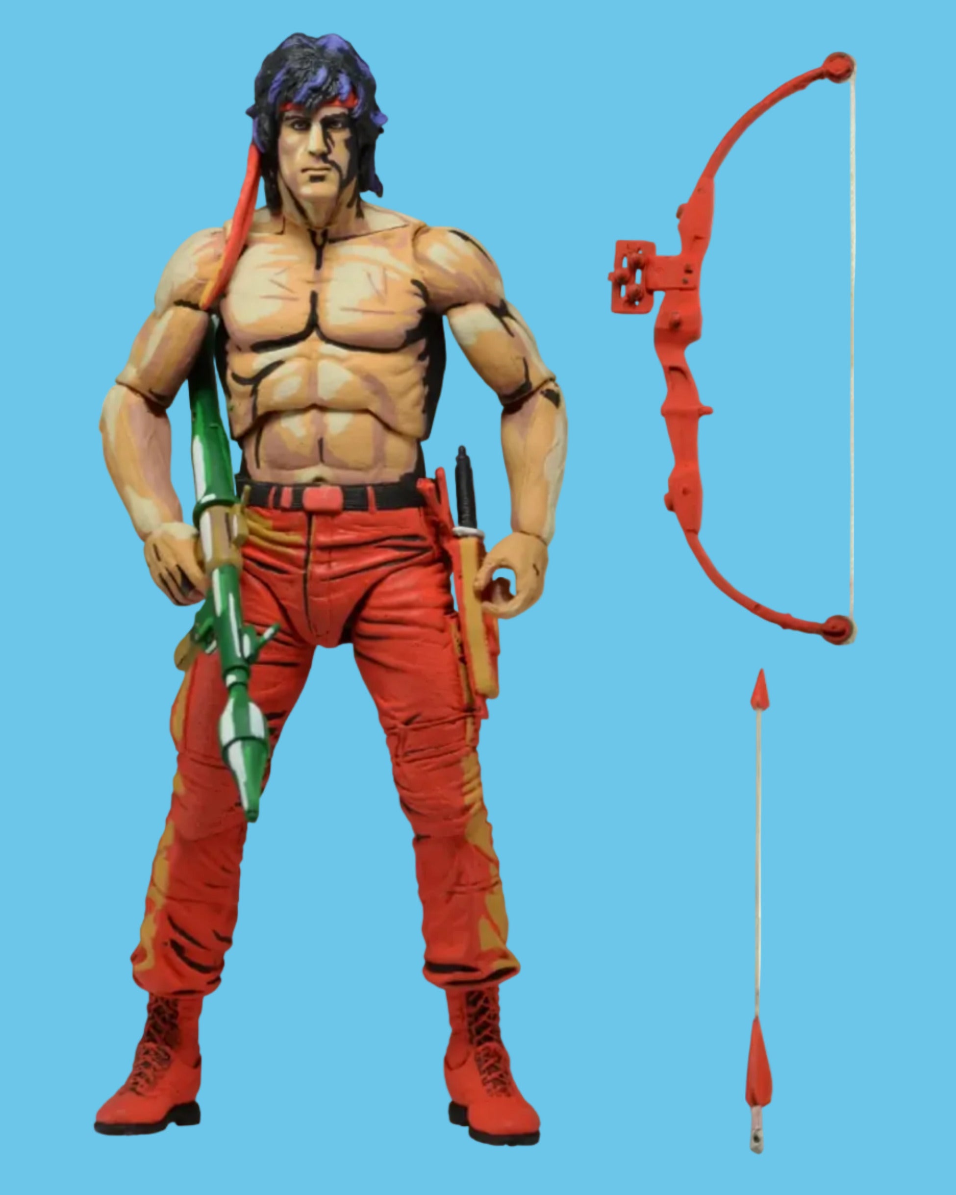 Rambo - First Blood Part II 7" Action Figure (Classic Video Game Appearance) on the NECA Store