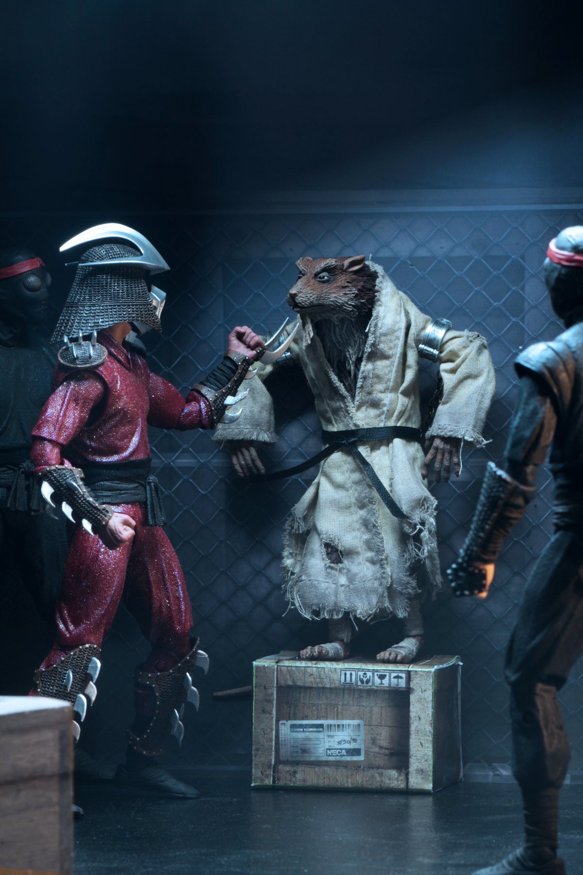 Teenage Mutant Ninja Turtles (1990 Movie) - “The Capture of Splinter” 7” Scale Action Figures (4-Pack)
