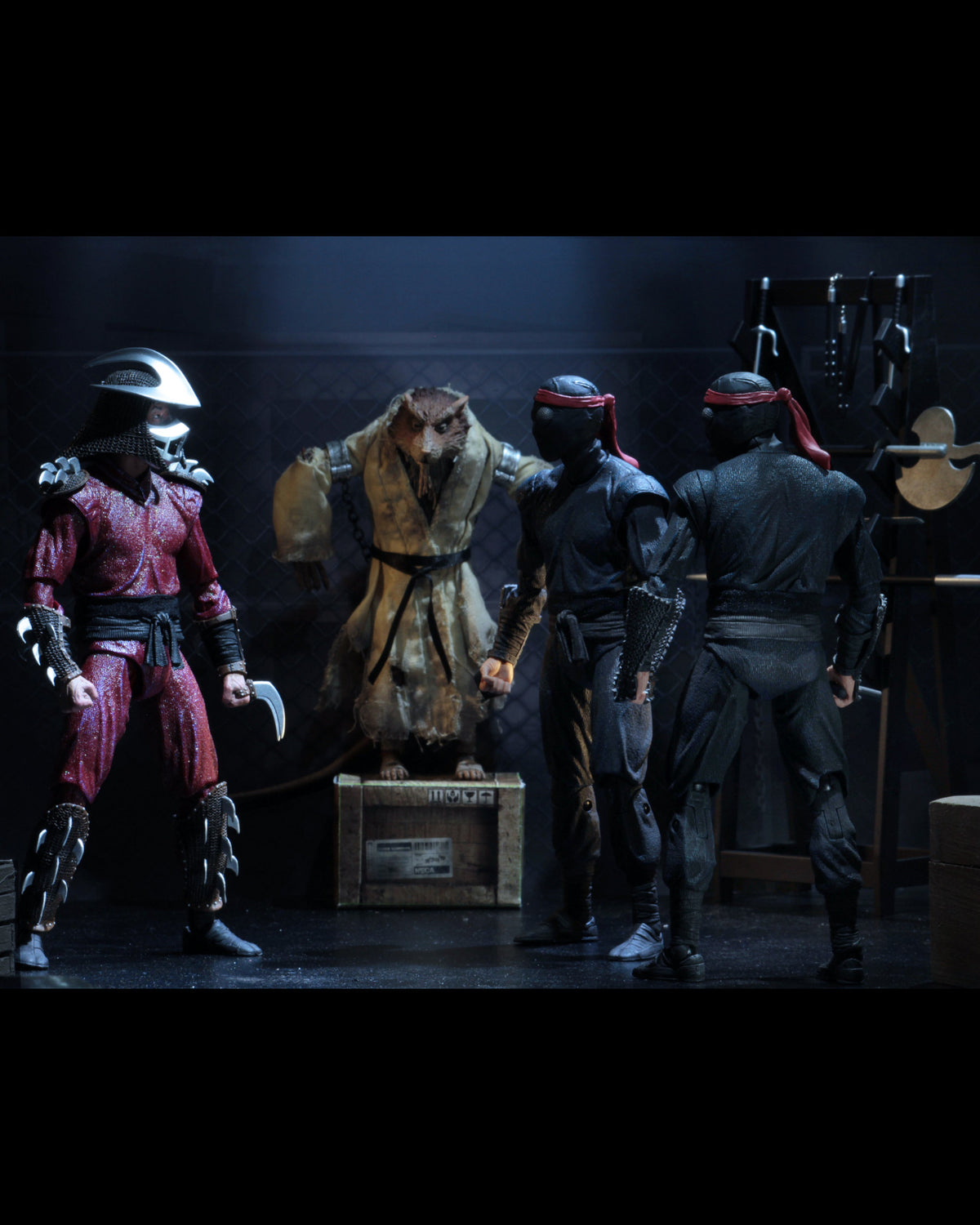 Teenage Mutant Ninja Turtles (1990 Movie) - “The Capture of Splinter” 7” Scale Action Figures (4-Pack)