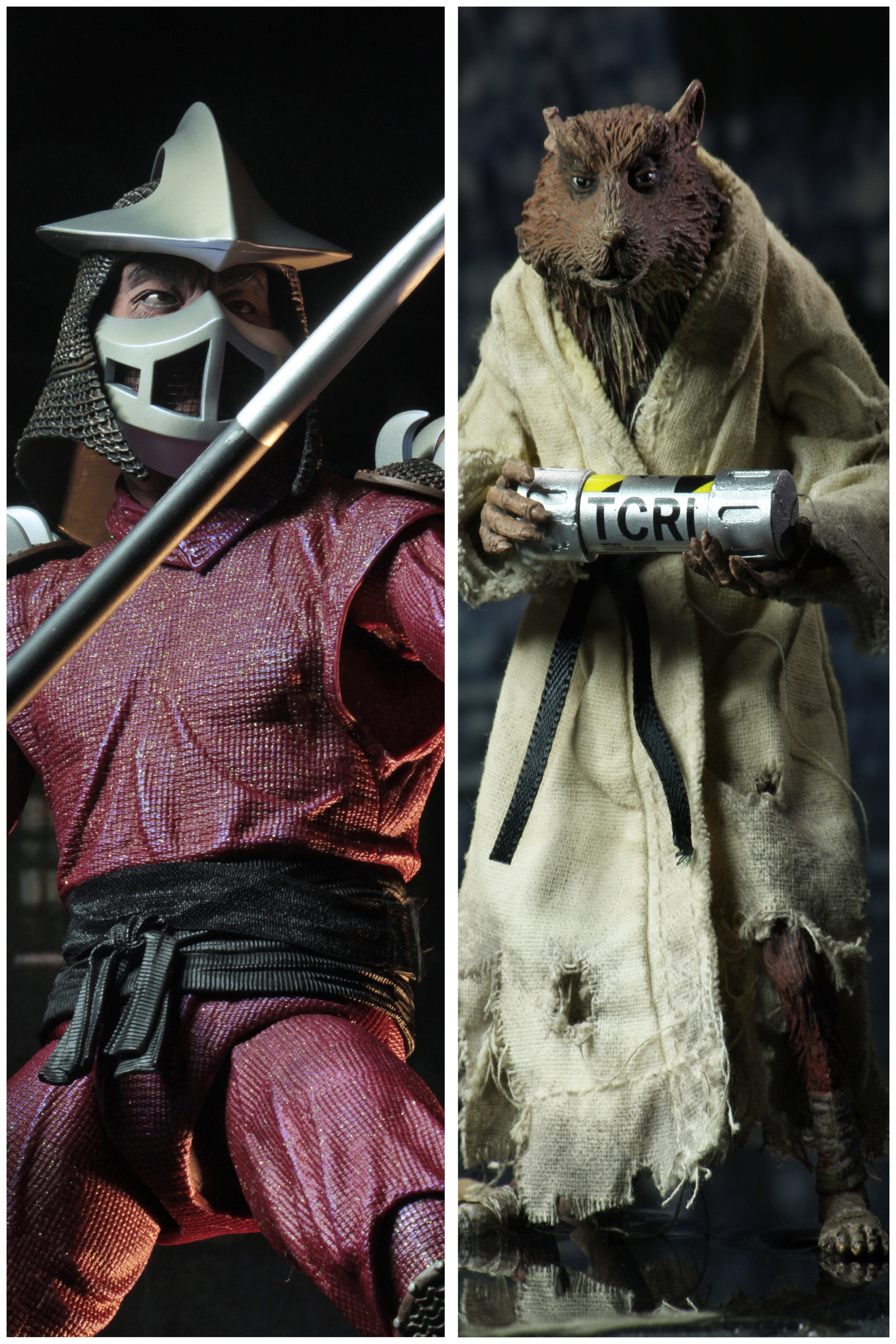 Teenage Mutant Ninja Turtles (1990 Movie) - Shredder & Splinter 7" Scale Action Figure 2-Pack - NECA