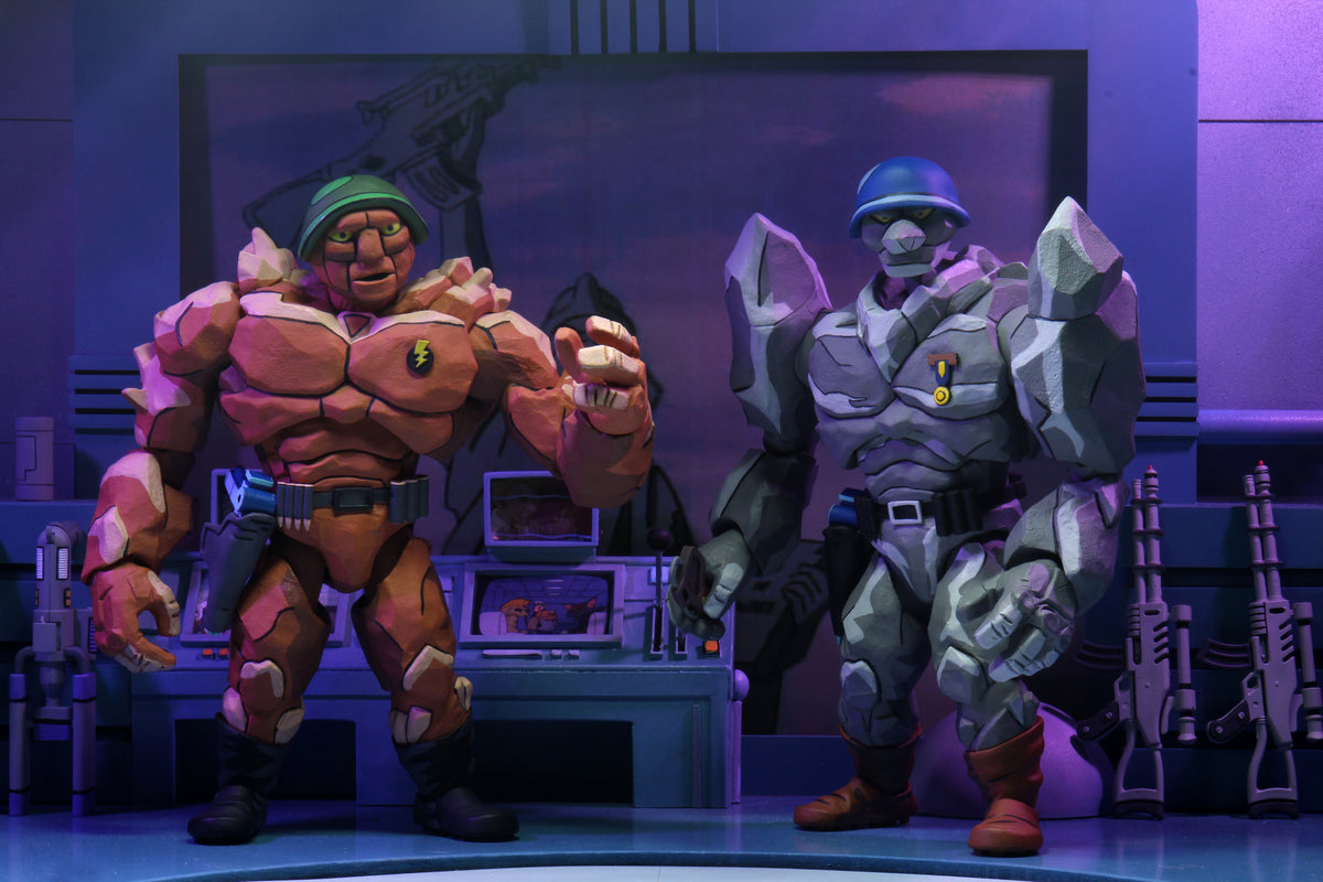 Teenage Mutant Ninja Turtles (Cartoon) – Tragg and Grannitor 7” Scale Action Figure (2-Pack)