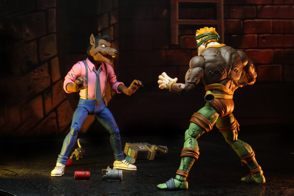 Teenage Mutant Ninja Turtles (Cartoon) – Rat King & Vernon 7” Scale Action Figure (2-Pack)