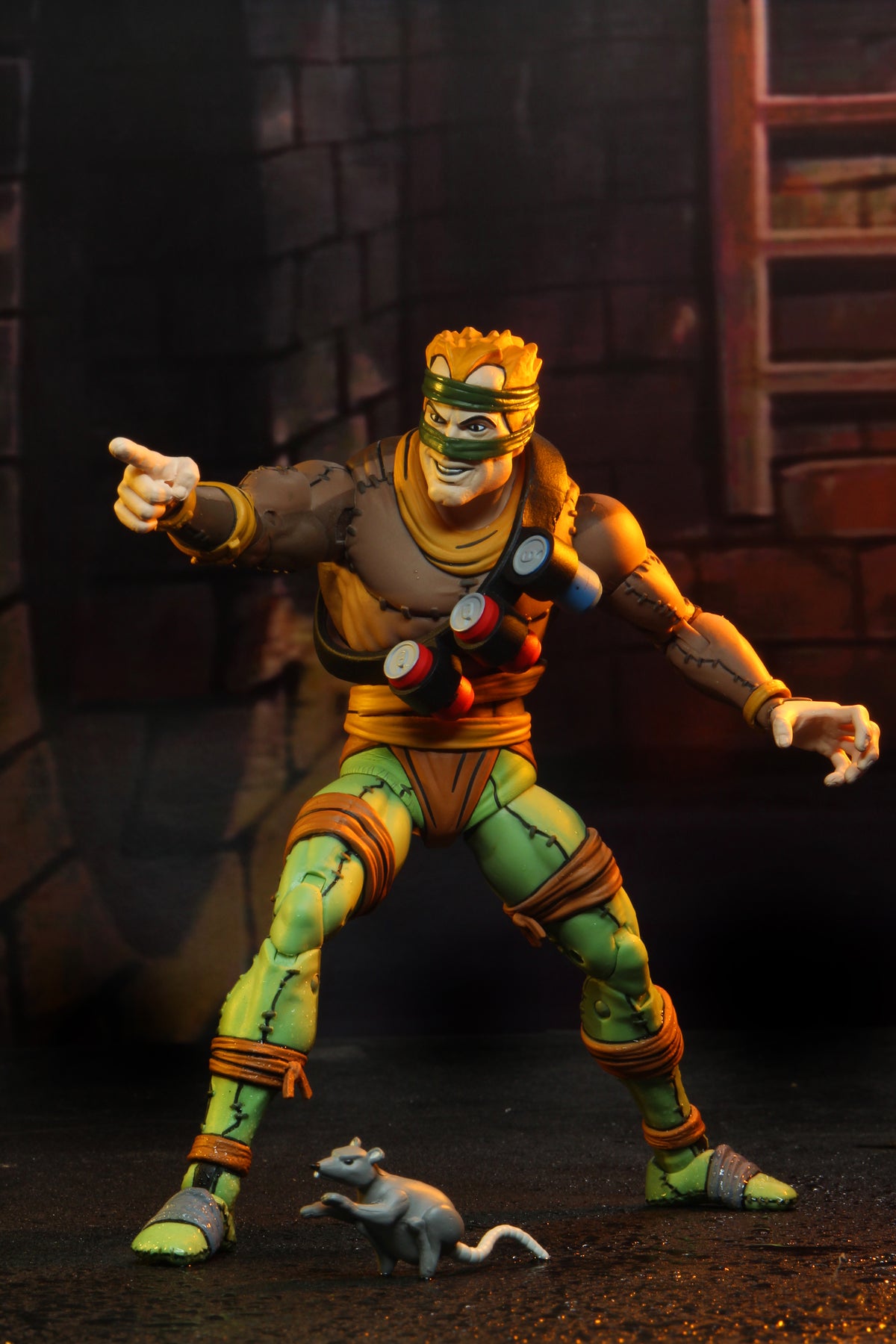 Teenage Mutant Ninja Turtles (Cartoon) – Rat King & Vernon 7” Scale Action Figure (2-Pack)