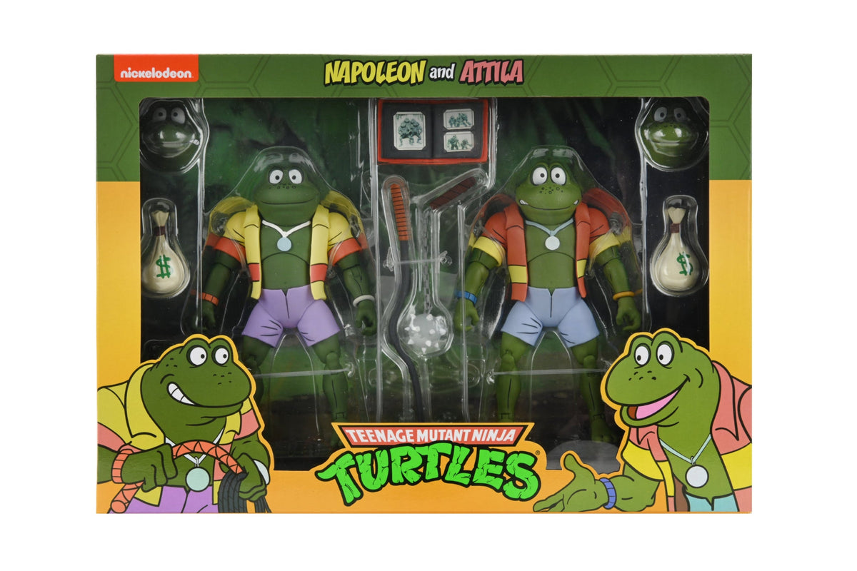 Teenage Mutant Ninja Turtles (Cartoon) – Napoleon & Attila Frong 7” Scale Action Figure 2-Pack - NECA