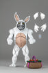 Teenage Mutant Ninja Turtles (Cartoon) - Bunny Suit Rocksteady 7" Scale Action Figure - NECA VAULT