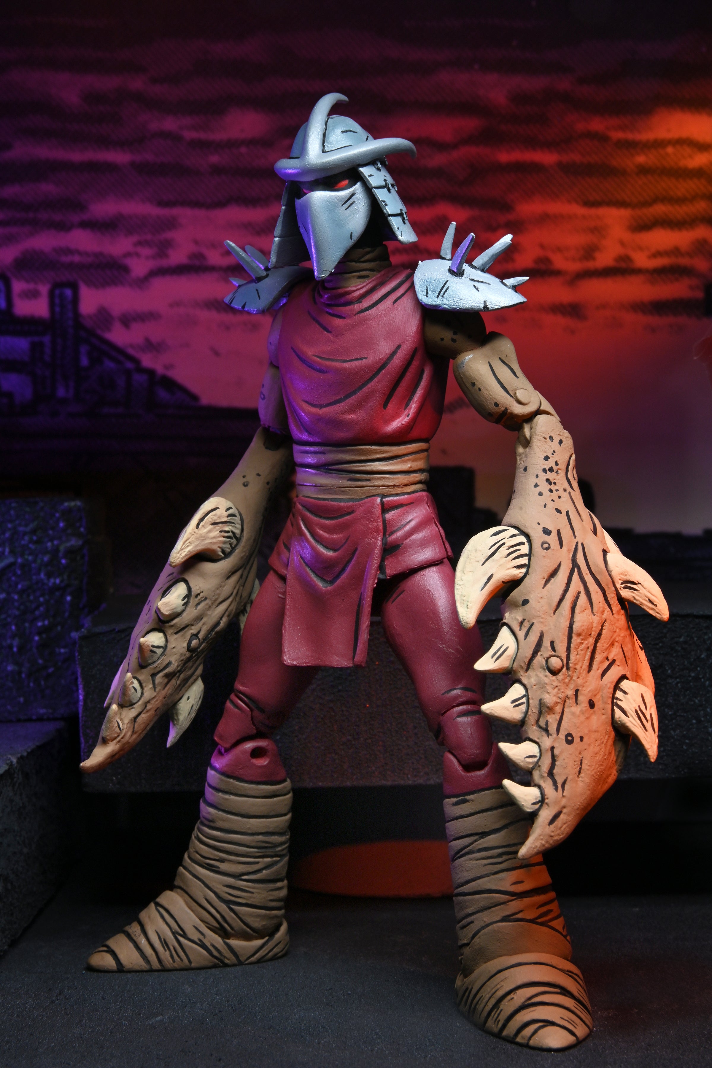 Teenage Mutant Ninja Turtles (Mirage Comics) - 7" Scale Action Figure - Shredder (Mutant Claw) - NECA VAULT