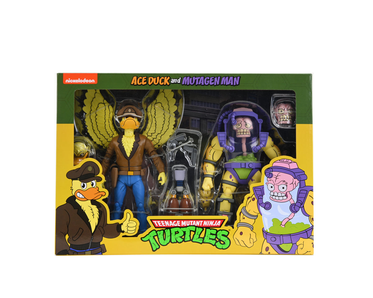Teenage Mutant Ninja Turtles (Cartoon) – Ace Duck & Mutagen Man 7” Scale Action Figure (2-Pack)