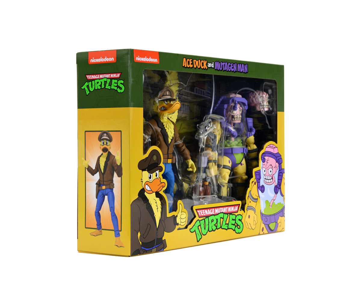Teenage Mutant Ninja Turtles (Cartoon) – Ace Duck & Mutagen Man 7” Scale Action Figure (2-Pack)