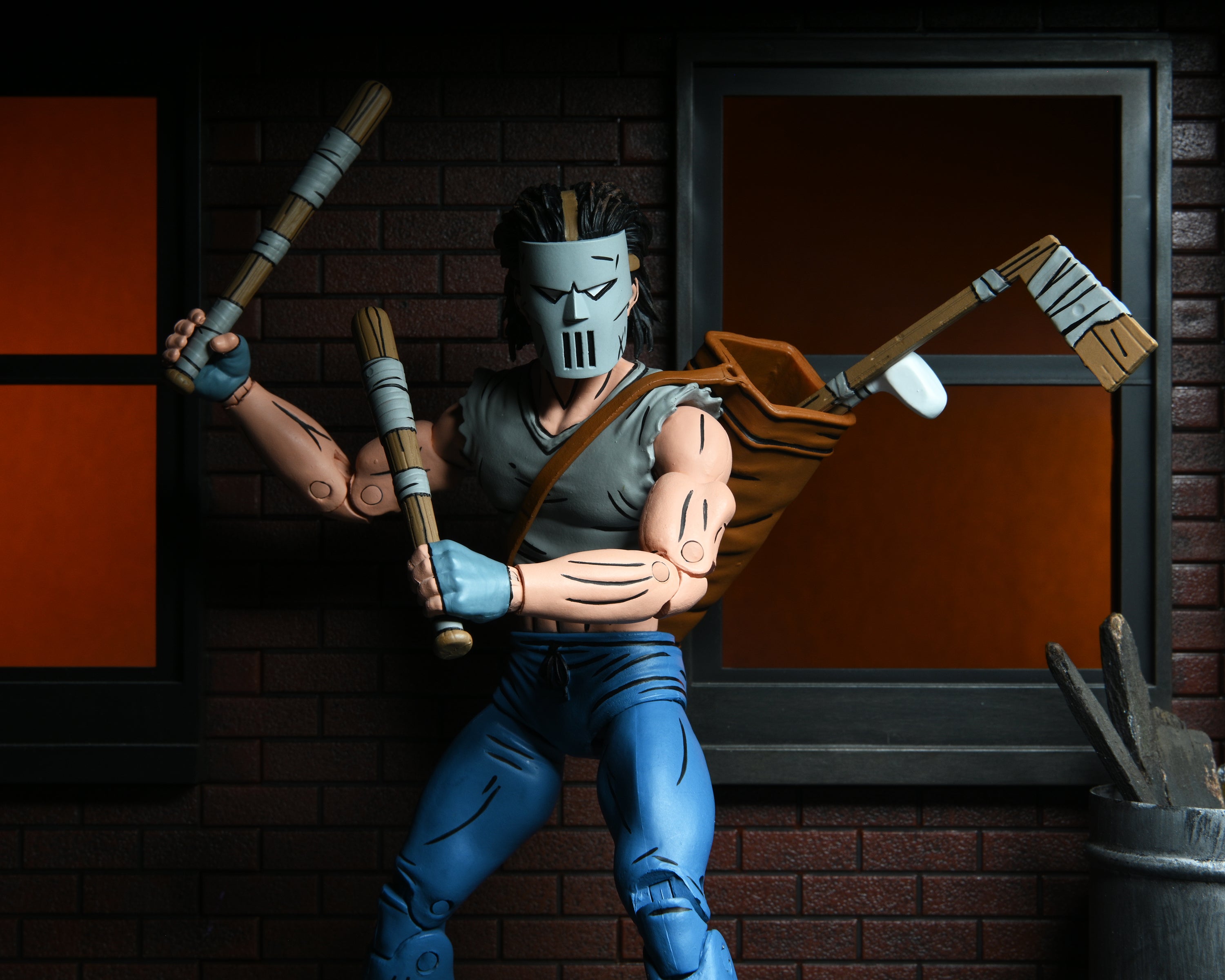 Teenage Mutant Ninja Turtles (Mirage Comics) - Casey Jones 7” Scale Action Figure - NECA