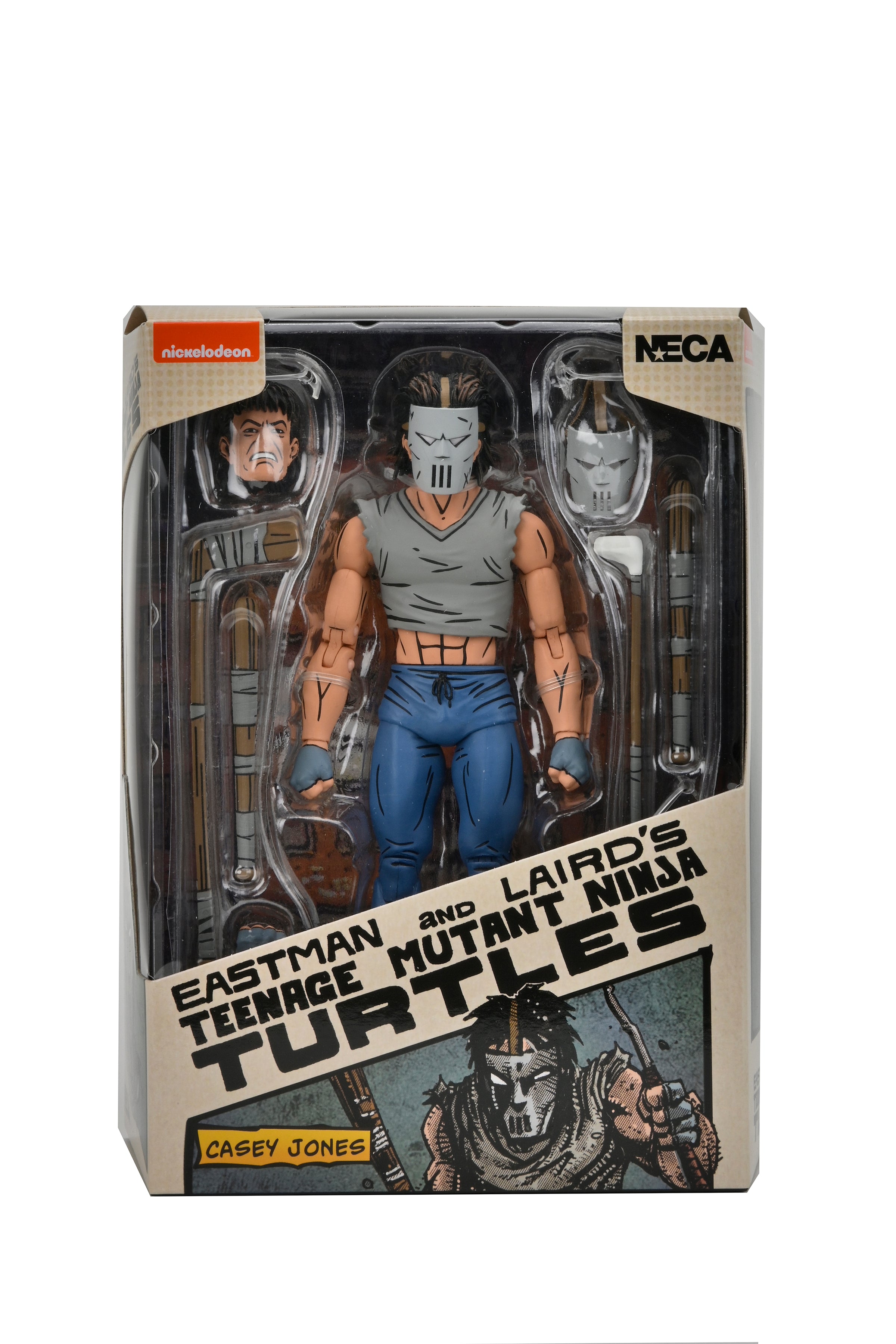 Teenage Mutant Ninja Turtles (Mirage Comics) - Casey Jones 7” Scale Action Figure - NECA