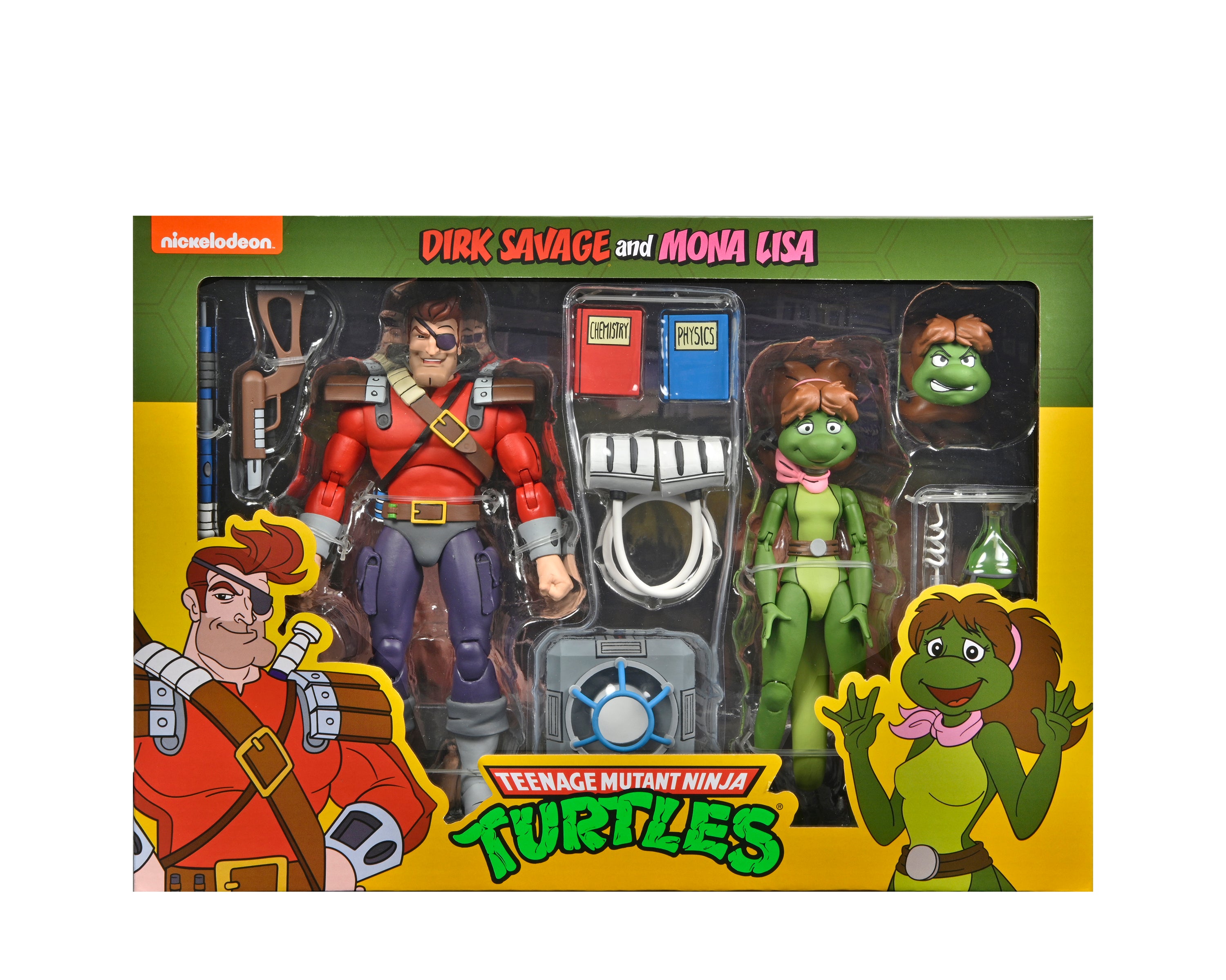 Teenage Mutant Ninja Turtles (Cartoon) – Mona Lisa & Dirk Savage 7” Scale Action Figures (2-Pack) - NECA VAULT