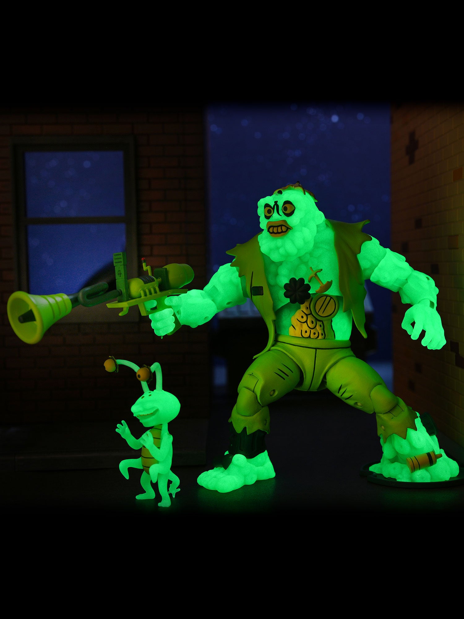 Teenage Mutant Ninja Turtles (Cartoon) - Ultimate Glow in the Dark Muckman & Joe Eyeball 7” Scale Action Figures on the NECA Store