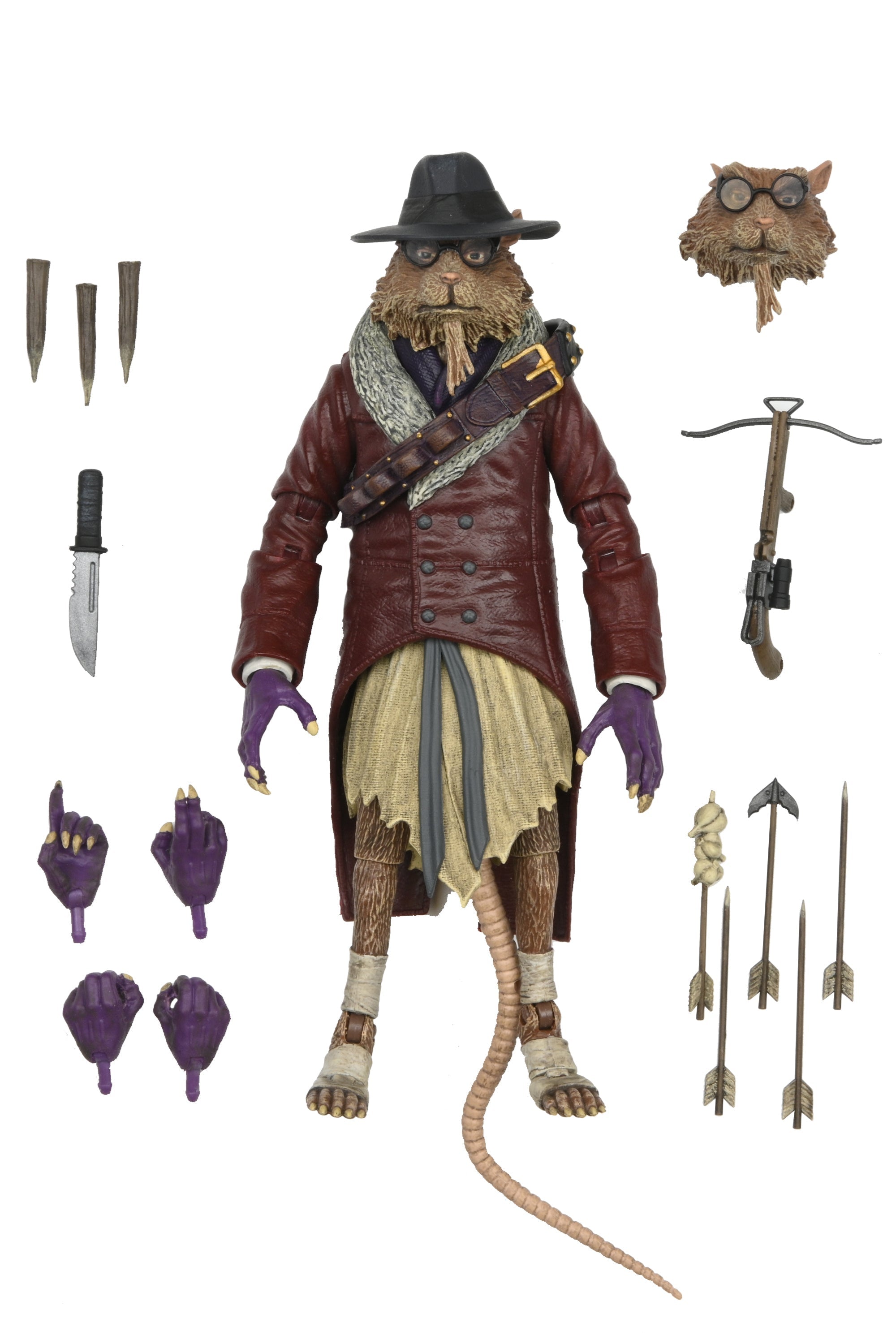Universal Monsters/Teenage Mutant Ninja Turtles - 7” Scale Action Figure - Splinter as Van Helsing - NECA