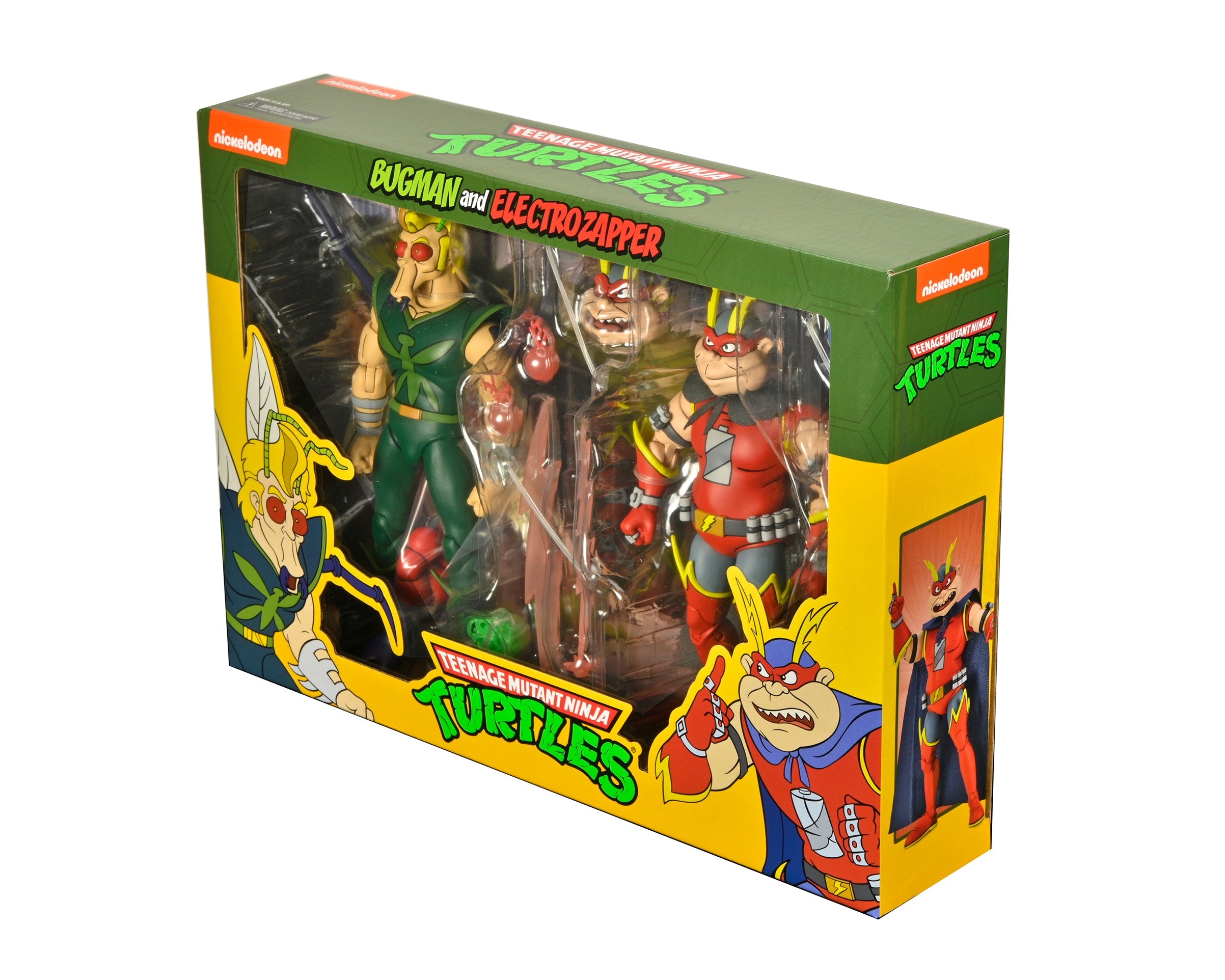 Teenage Mutant Ninja Turtles (Cartoon) - Bugman & Electrozapper 7” Scale Action Figures (2-Pack) on the NECA Store