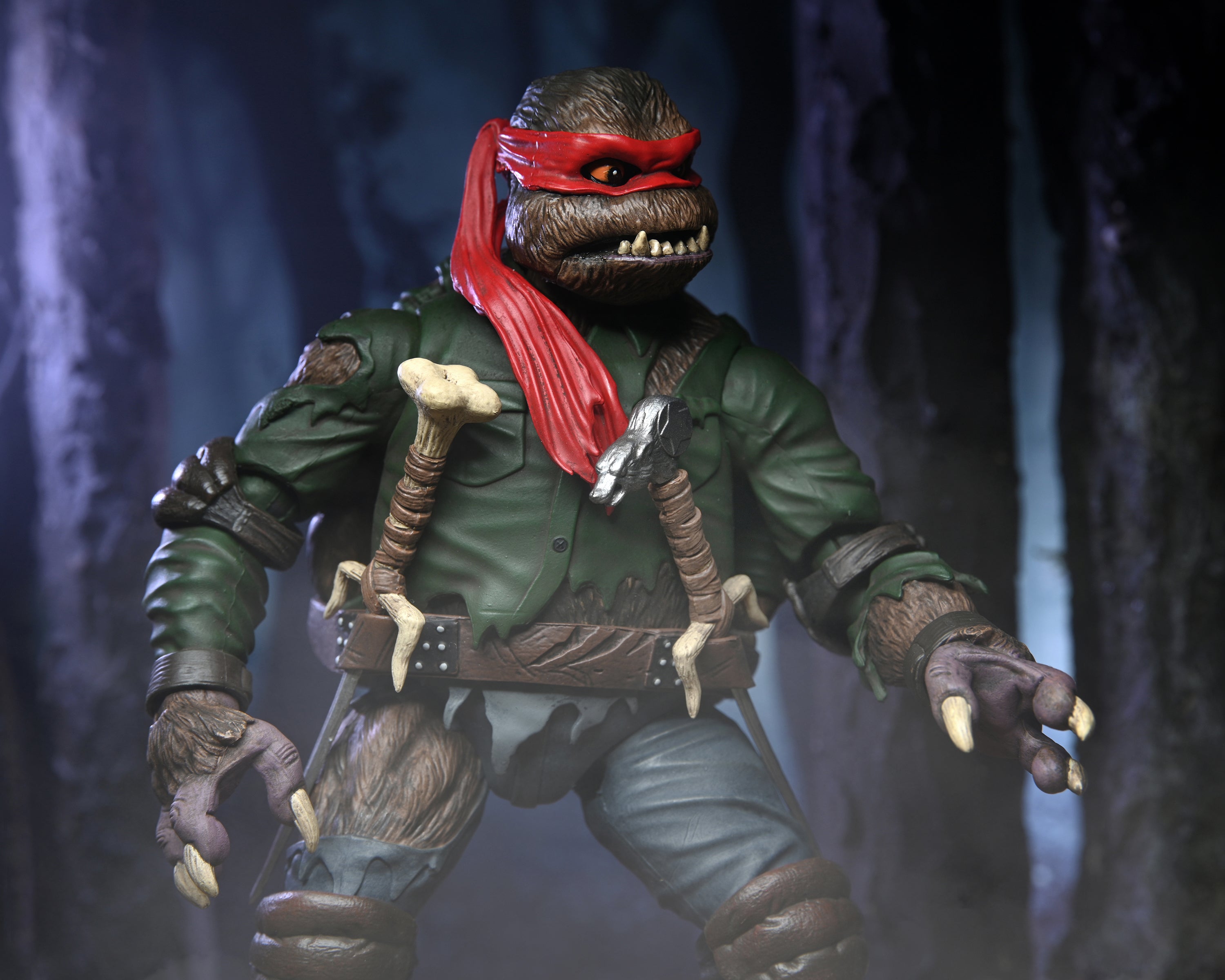 Universal Monsters x Teenage Mutant Ninja Turtles – Ultimate Raphael as the Wolf Man 7” Scale Action Figure - NECA