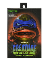 Universal Monsters x Teenage Mutant Ninja Turtles – Ultimate Leonardo as the Creature 7” Scale Action Figure - NECA