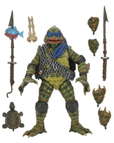 Universal Monsters x Teenage Mutant Ninja Turtles – Ultimate Leonardo as the Creature 7” Scale Action Figure - NECA