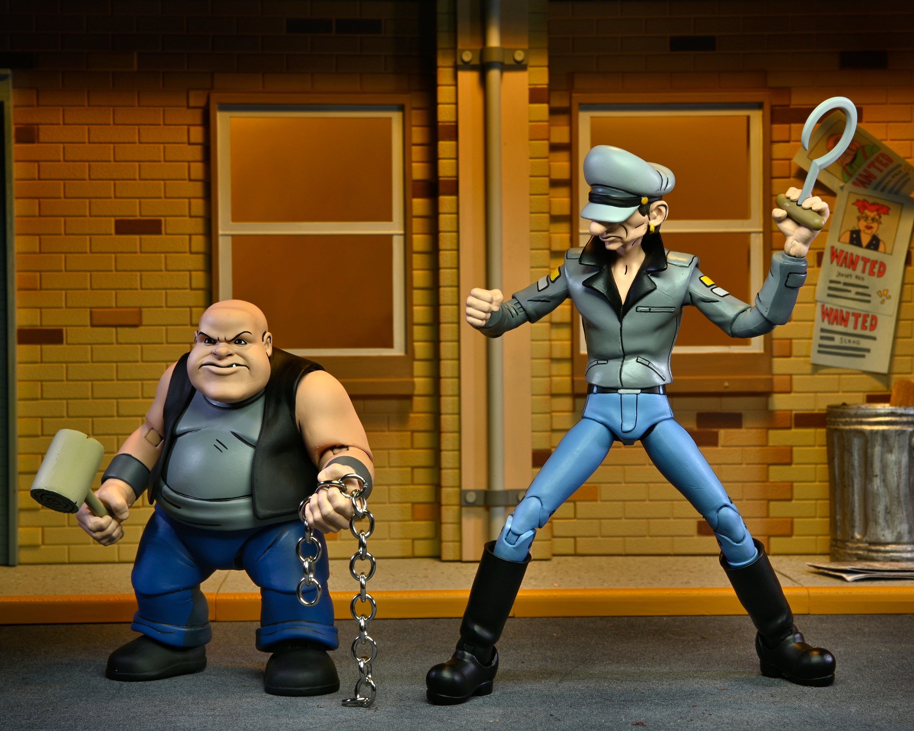 Teenage Mutant Ninja Turtles (Cartoon) - Short Gangster & Tall Thug 7” Scale Action Figures (2-Pack) on the NECA Store