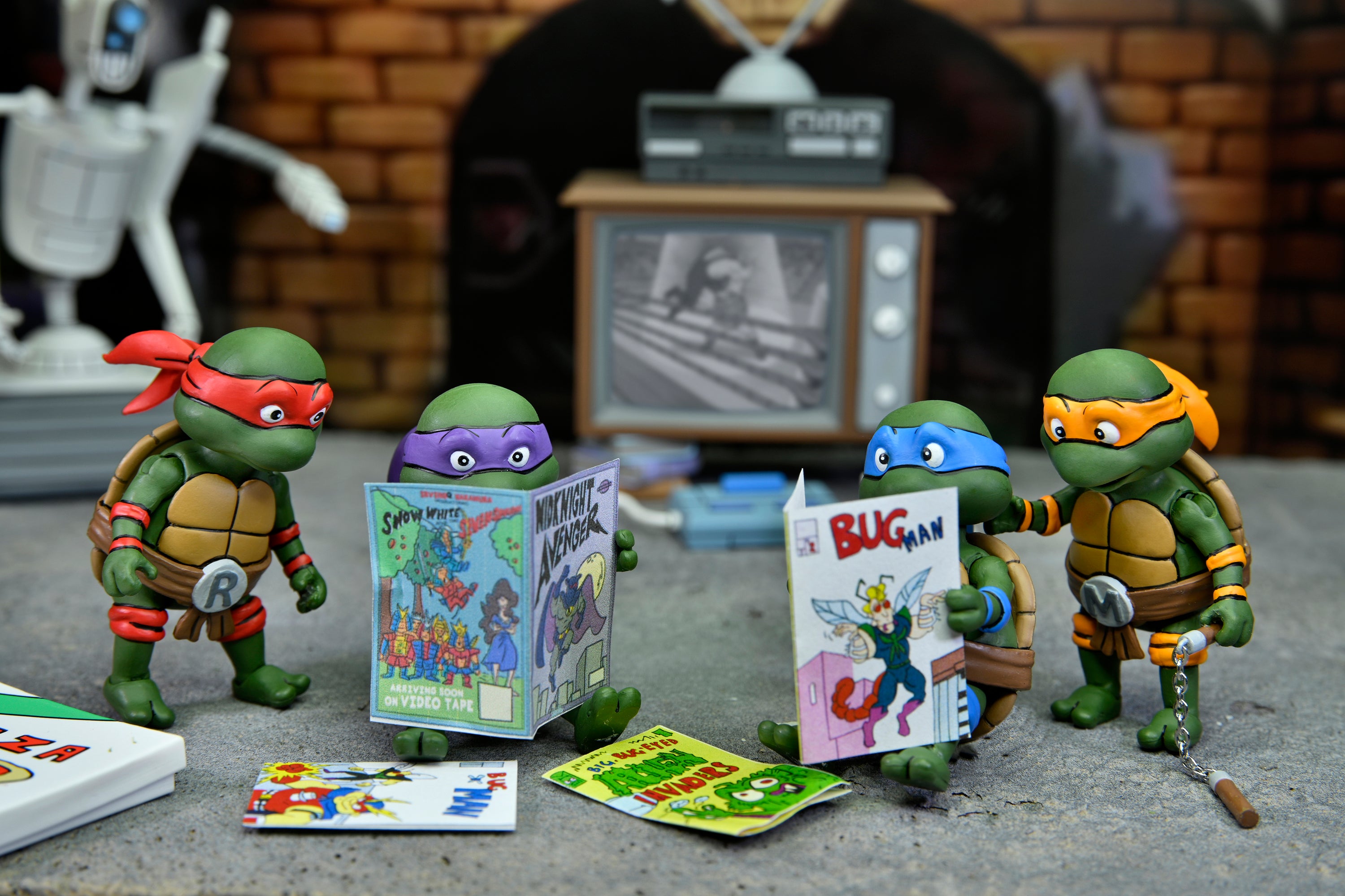 Teenage Mutant Ninja Turtles (Cartoon) – 7” Scale Accessory Set - NECA