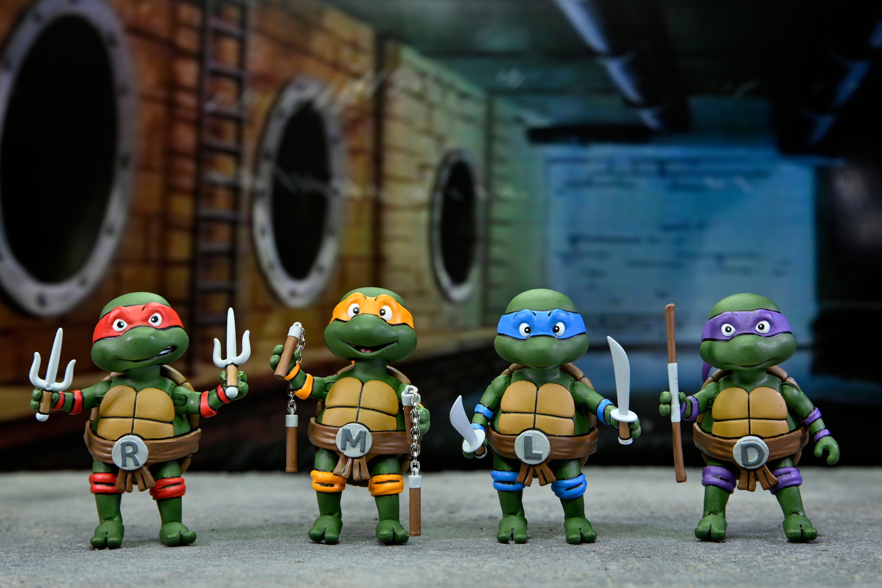 Teenage Mutant Ninja Turtles (Cartoon) – 7” Scale Accessory Set - NECA