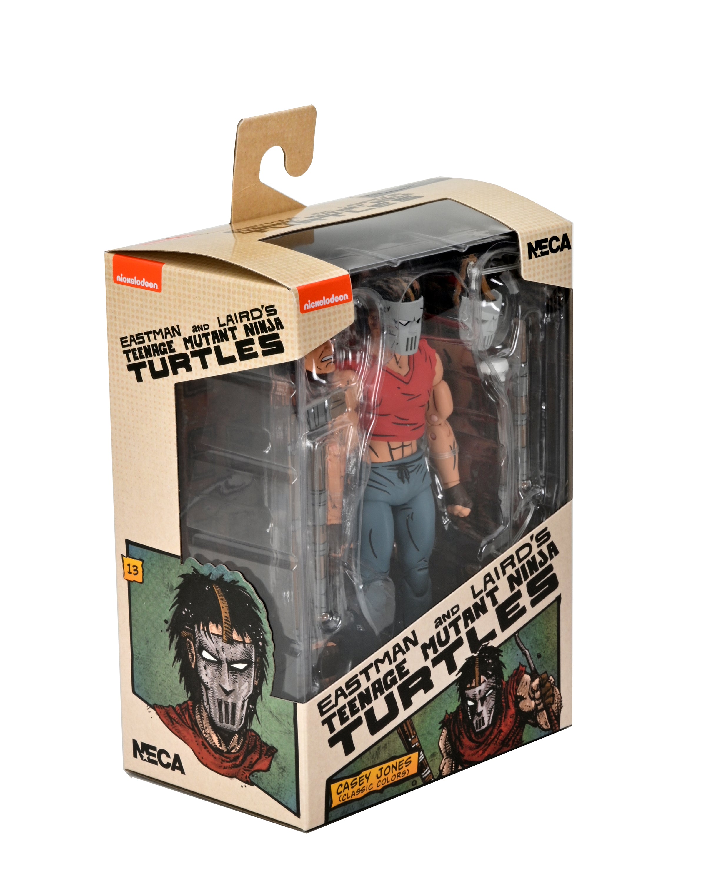Teenage Mutant Ninja Turtles (Mirage Comics) Casey Jones in Red Shirt 7" Scale Action Figure - NECA