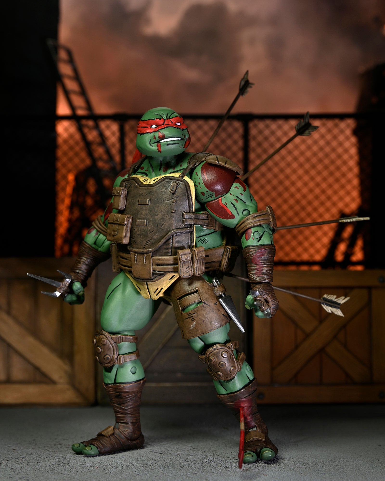 NECA - Tmnt (The Last Ronin) - 7 Scale Action Figure - Ultimate First to Fall Raphael