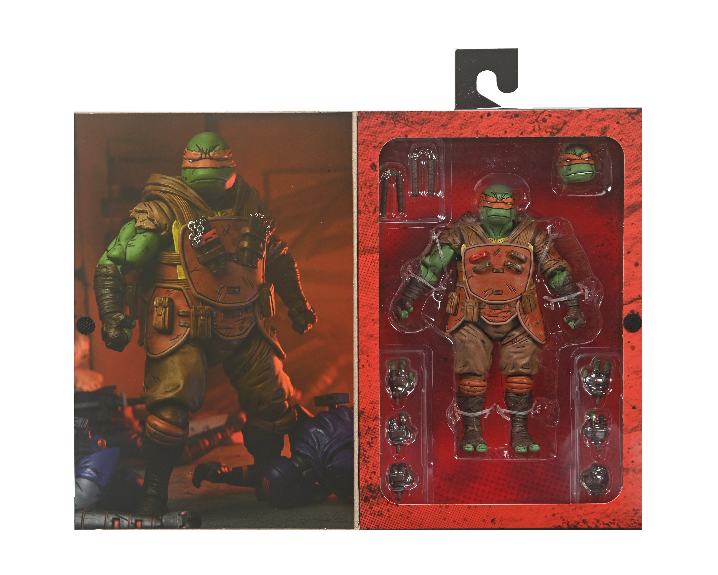Teenage Mutant Ninja Turtles (The Last Ronin) - Ultimate Flashback Michelangelo 7" Scale Action Figure - NECA