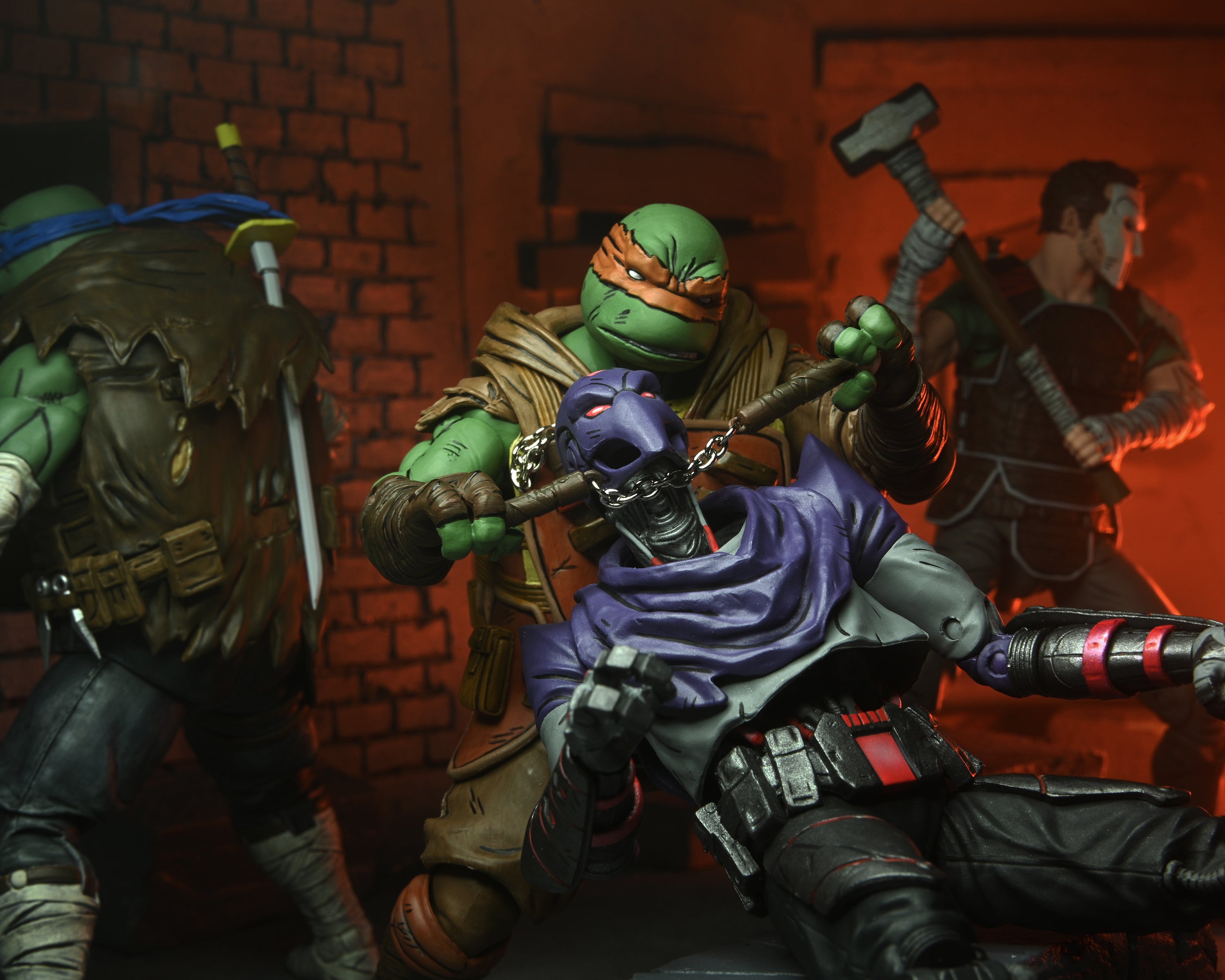 Teenage Mutant Ninja Turtles (The Last Ronin) - Ultimate Flashback Michelangelo 7" Scale Action Figure - NECA