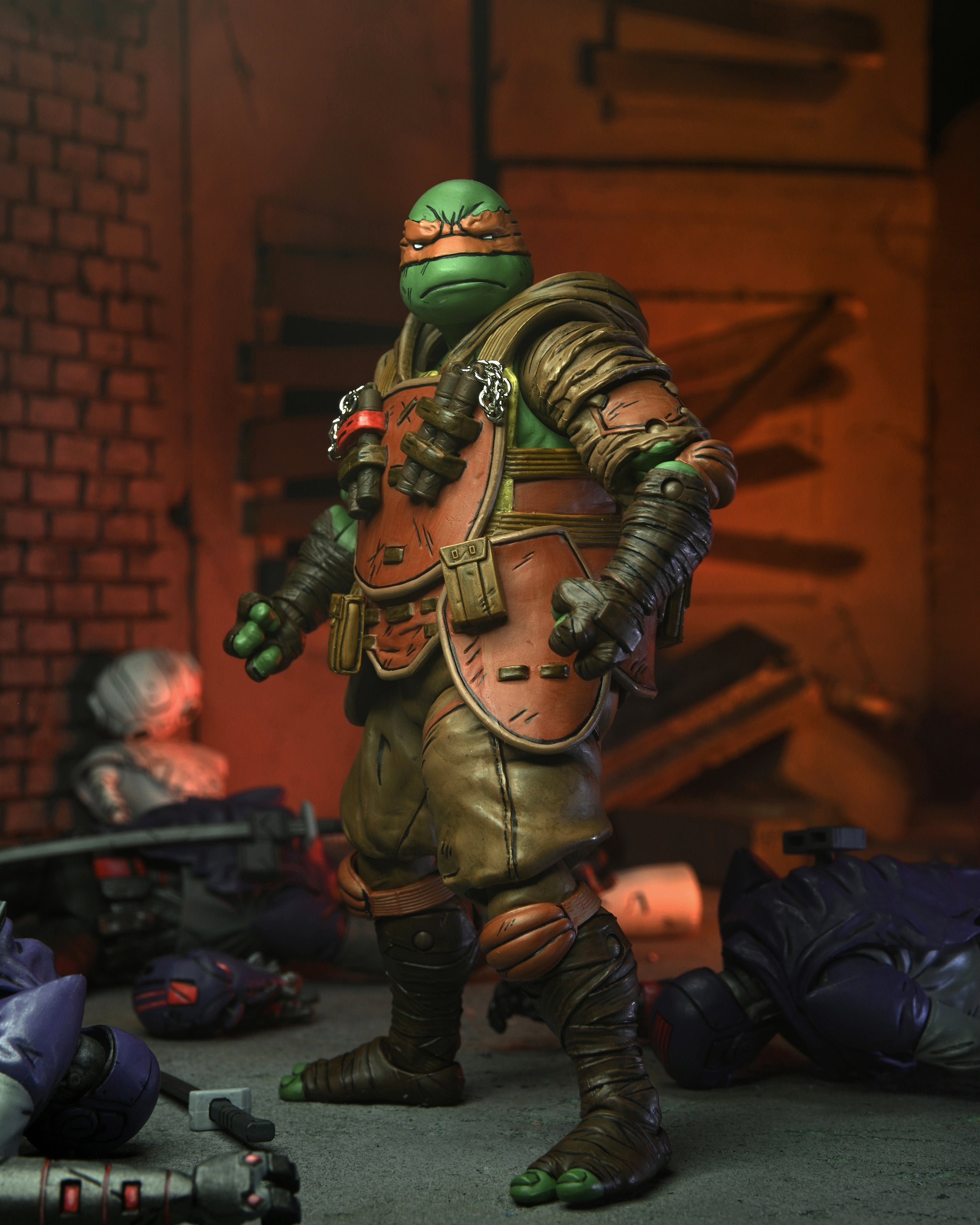 Teenage Mutant Ninja Turtles (The Last Ronin) - Ultimate Flashback Michelangelo 7" Scale Action Figure - NECA