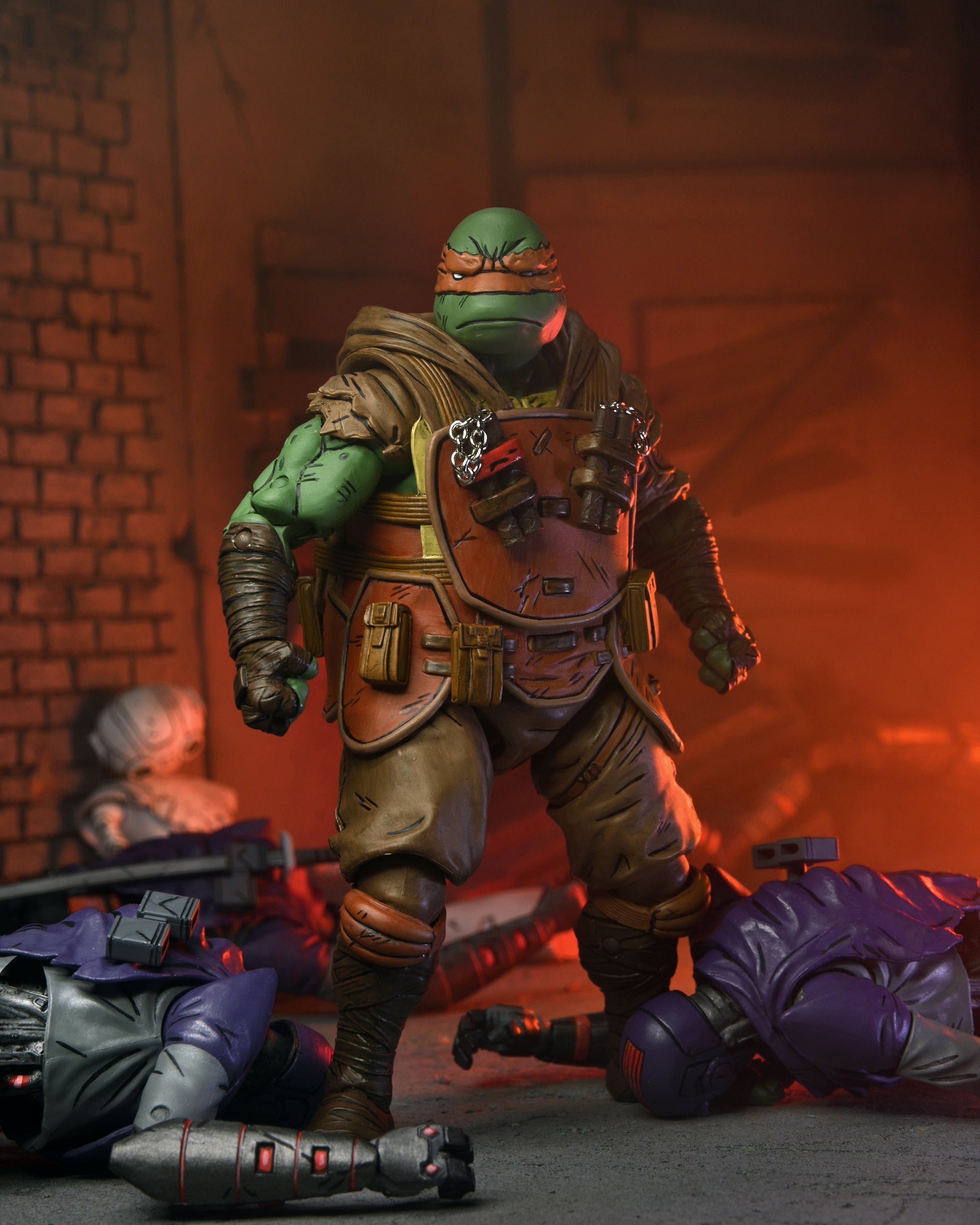 Teenage Mutant Ninja Turtles (The Last Ronin) - Ultimate Flashback Michelangelo 7" Scale Action Figure - NECA