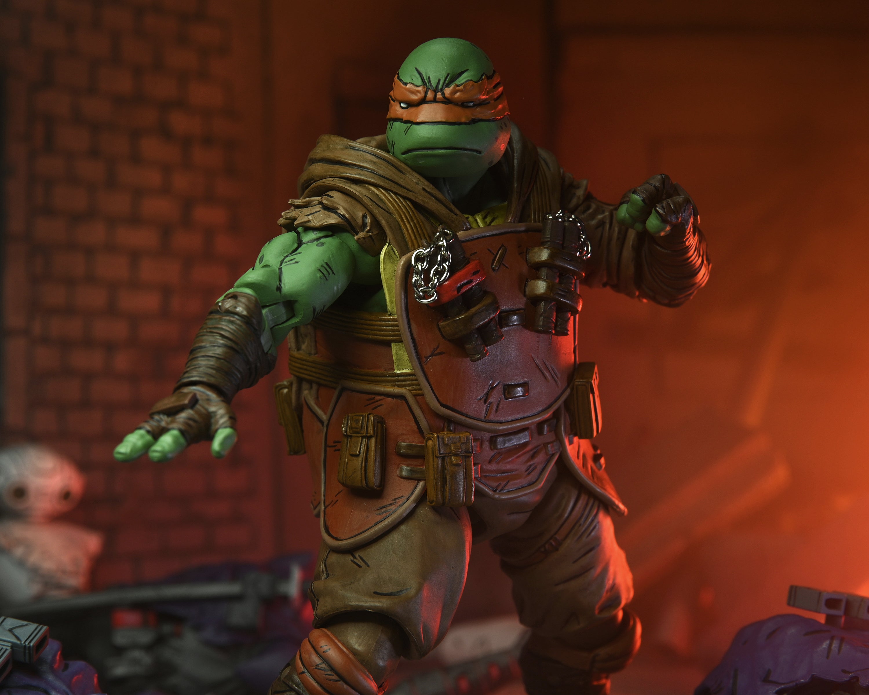 Teenage Mutant Ninja Turtles (The Last Ronin) - Ultimate Flashback Michelangelo 7" Scale Action Figure - NECA