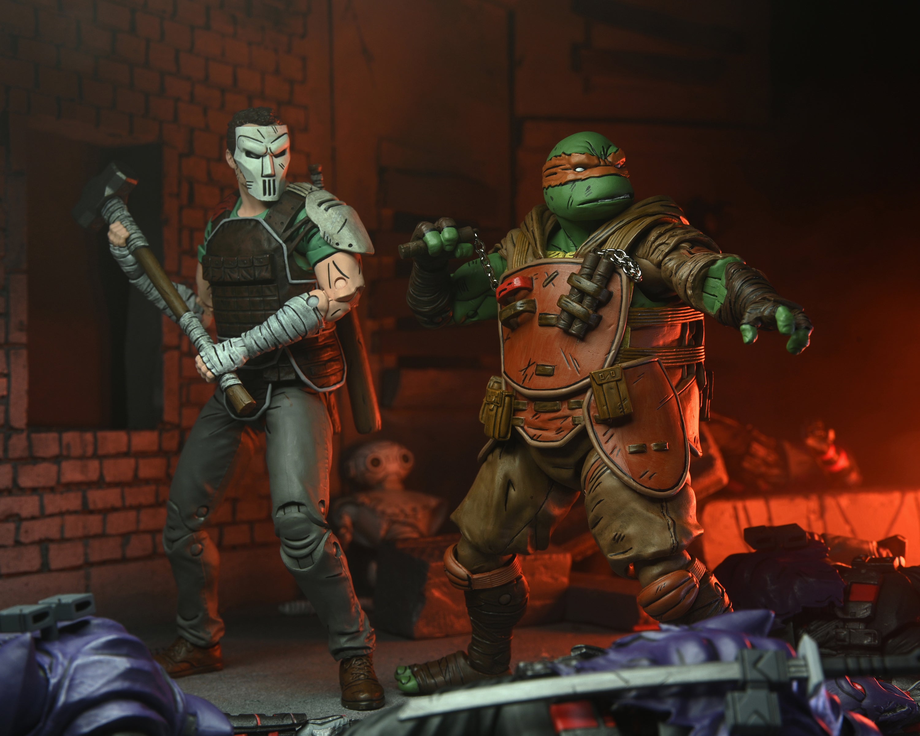 Teenage Mutant Ninja Turtles (The Last Ronin) - Ultimate Flashback Michelangelo 7" Scale Action Figure - NECA