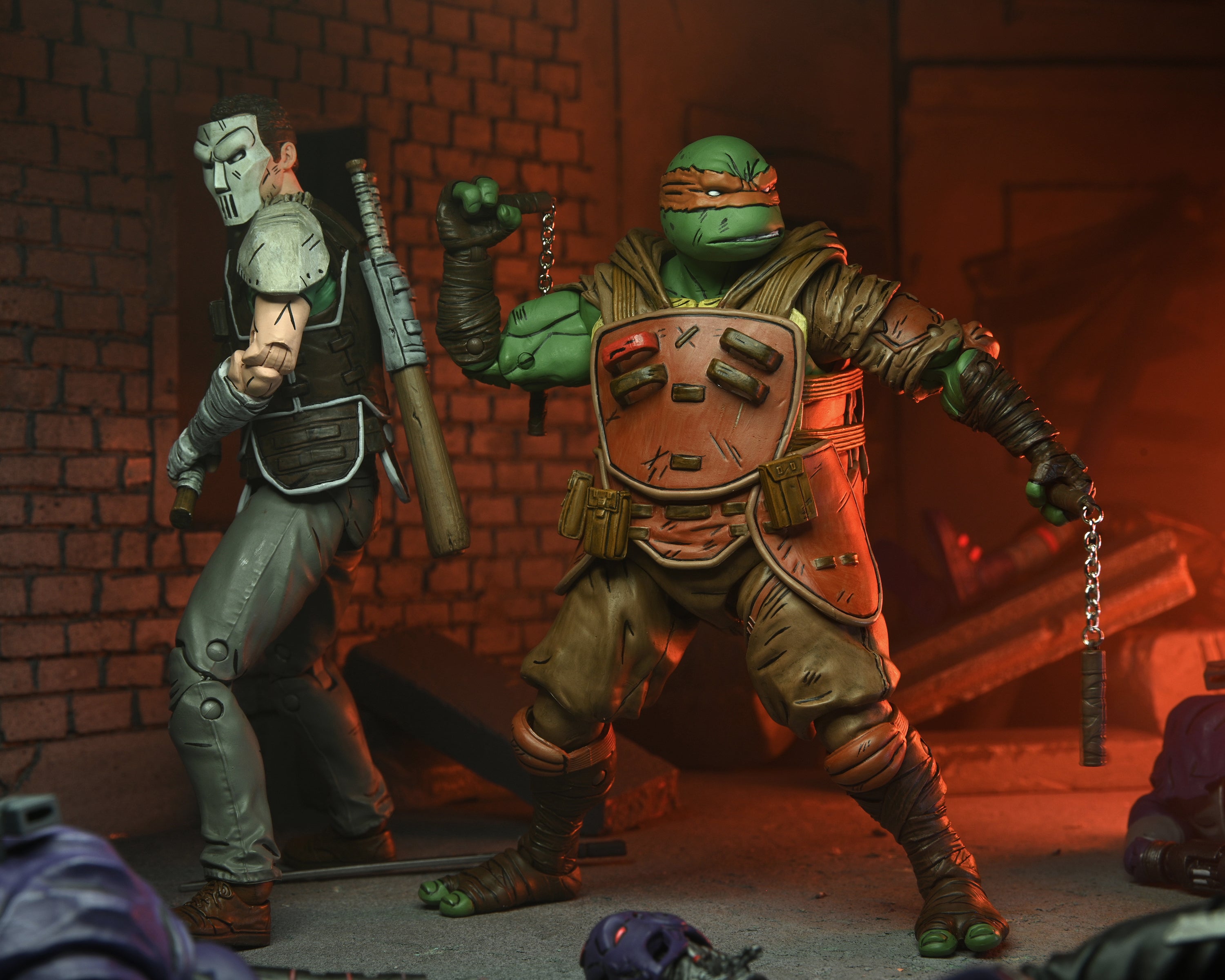 Teenage Mutant Ninja Turtles (The Last Ronin) - Ultimate Flashback Michelangelo 7" Scale Action Figure - NECA