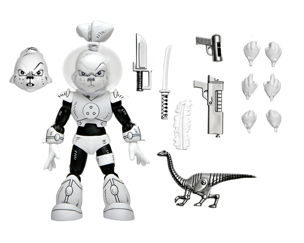 Usagi Yojimbo - Space Adventure Usagi Yojimbo Black & White 7" Scale Action Figure
