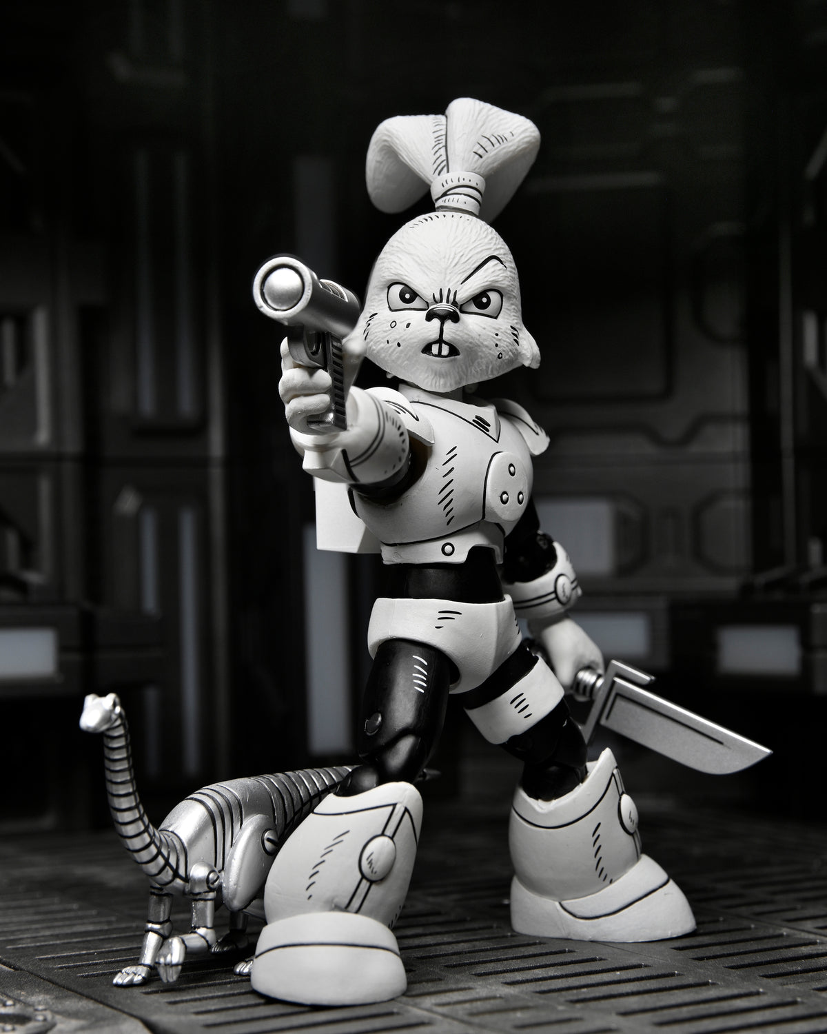 Usagi Yojimbo - Space Adventure Usagi Yojimbo Black & White 7" Scale Action Figure