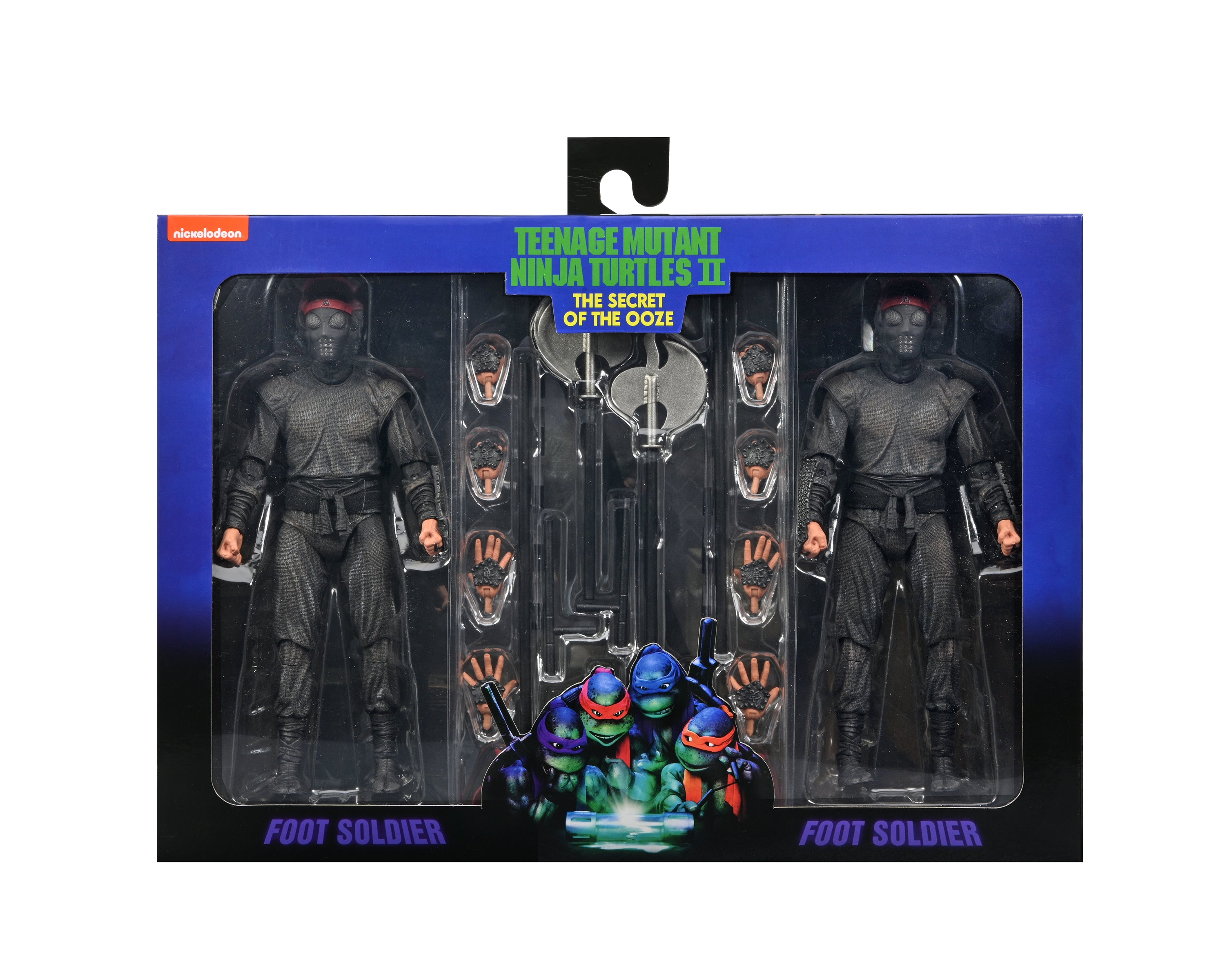 Teenage Mutant Ninja Turtles 2 - Foot Soldier with Weapons Rack 7” Scale Action Figures (2-Pack)