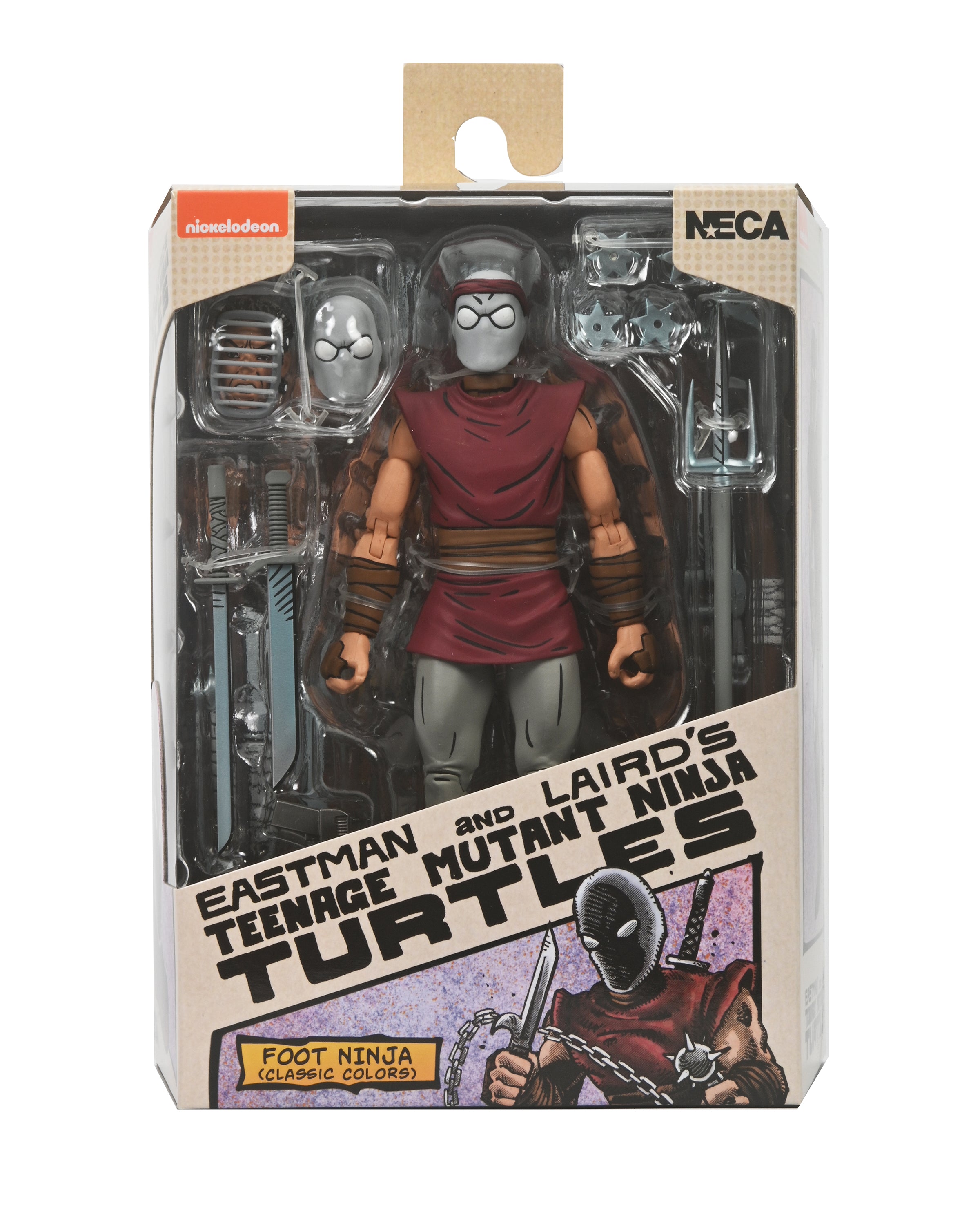 Teenage Mutant Ninja Turtles (Mirage Comics) - Foot Ninja 7" Scale Action Figure (Classic Colors) - NECA