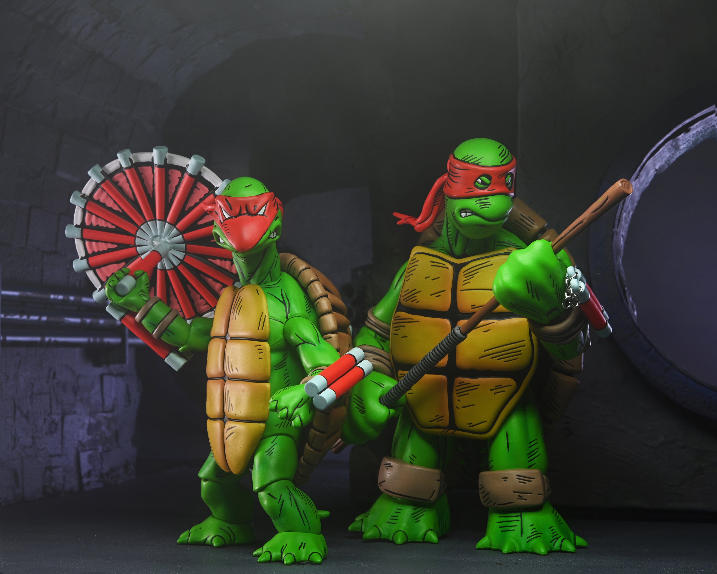 Teenage Mutant Ninja Turtles (Mirage Comics) - Eastman & Laird First Appearances 40th Anniversary 7" Scale Action Figure 2-Pack (2024 Con Exclusive) - NECA