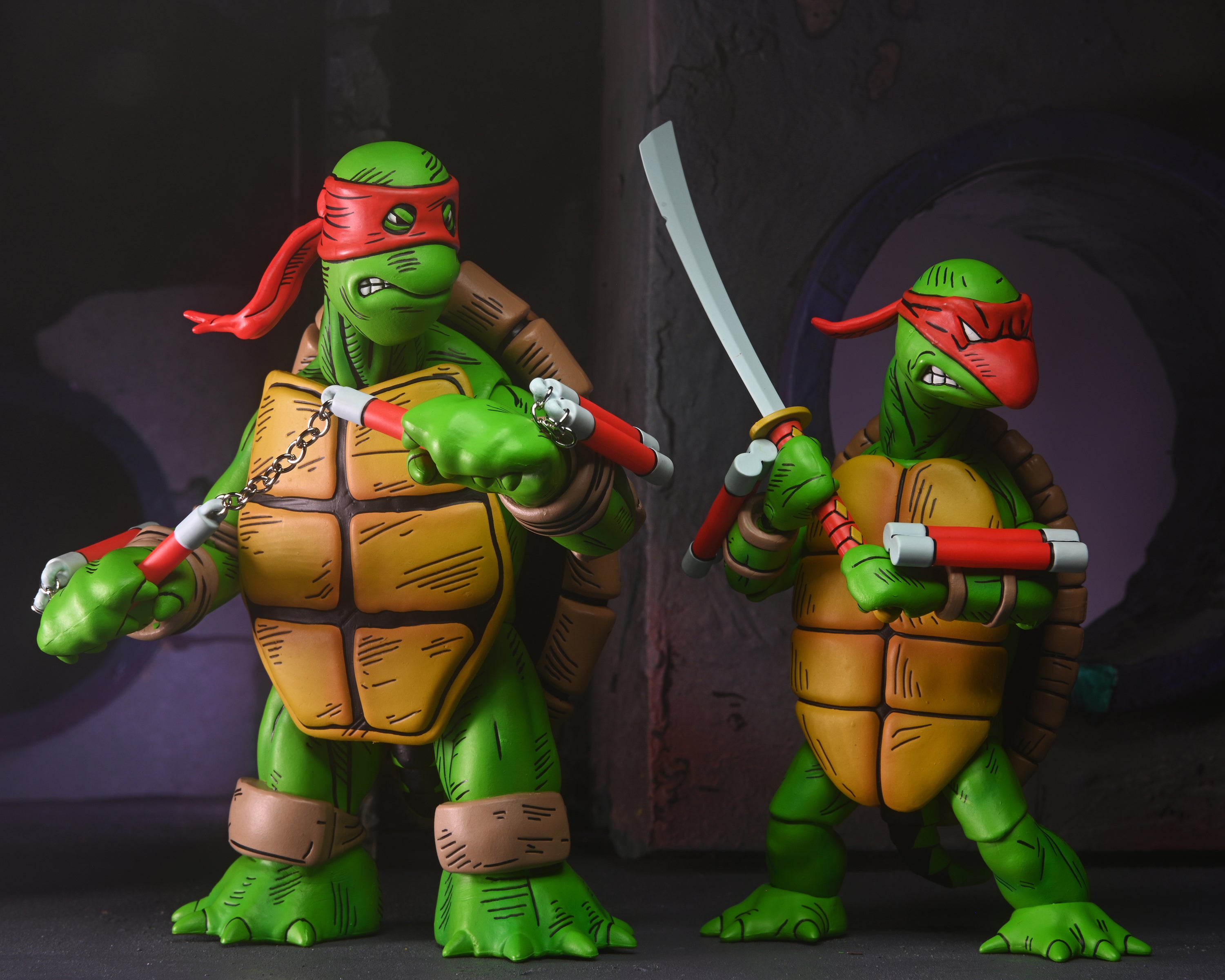 Teenage Mutant Ninja Turtles (Mirage Comics) - Eastman & Laird First Appearances 40th Anniversary 7" Scale Action Figure 2-Pack (2024 Con Exclusive) - NECA
