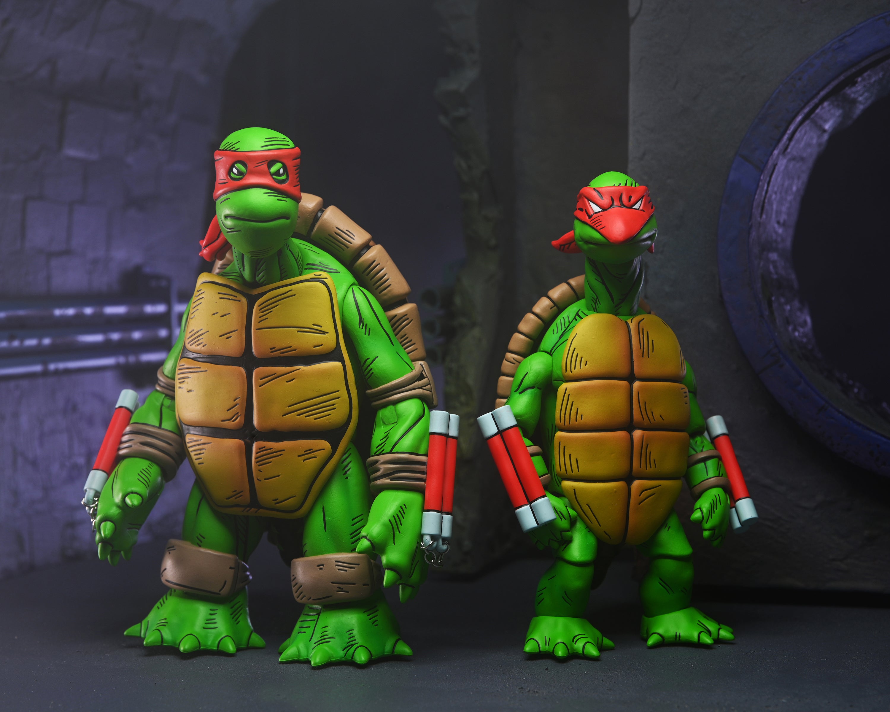 Teenage Mutant Ninja Turtles (Mirage Comics) - Eastman & Laird First Appearances 40th Anniversary 7" Scale Action Figure 2-Pack (2024 Con Exclusive) - NECA