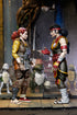 Teenage Mutant Ninja Turtles (The Last Ronin - The Lost Years) - Ultimate Casey Marie with Baby Odyn & Uno Action Figures - NECA - shown with Grammy April and Baby Yi