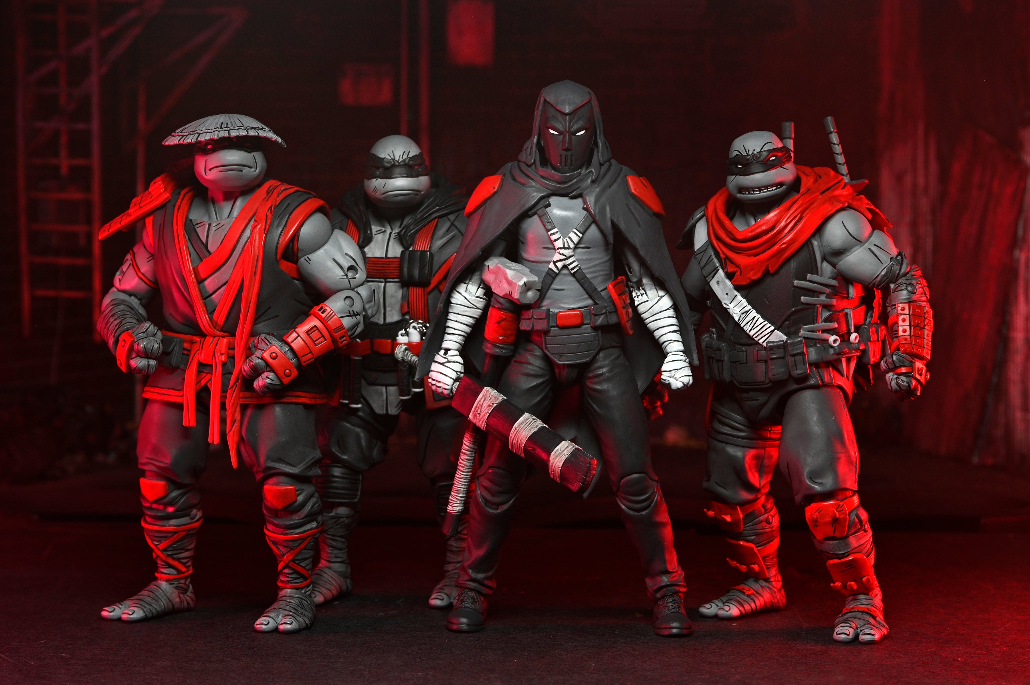 Teenage Mutant Ninja Turtles (The Last Ronin - The Lost Years) - Nightwatcher 7” Scale Action Figure Bundle (April O&