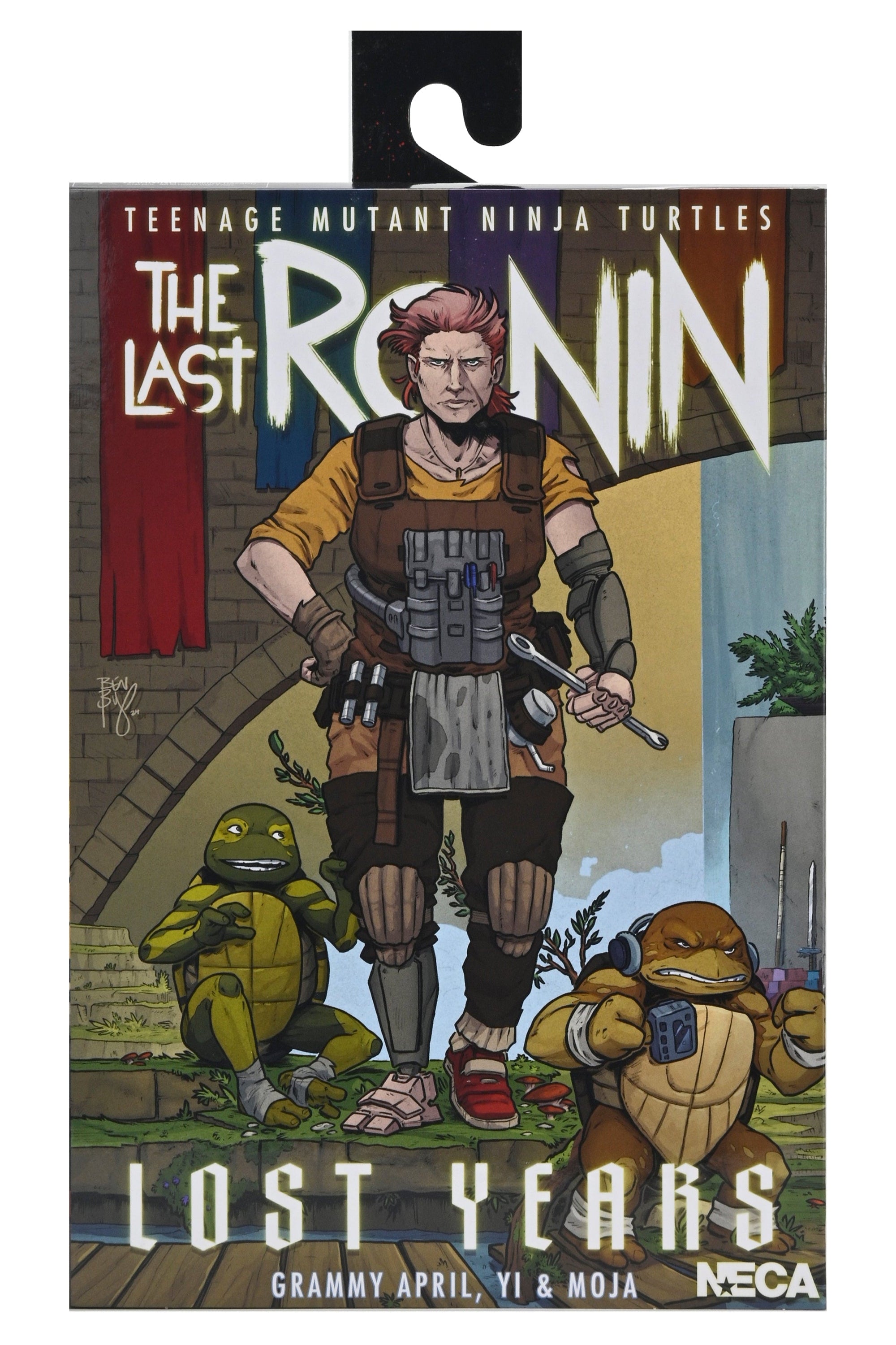 Teenage Mutant Ninja Turtles (The Last Ronin - The Lost Years) - Grammy April with Baby Yi & Moja 7” Scale Action Figures - NECA