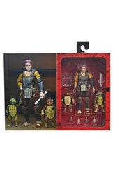 Teenage Mutant Ninja Turtles (The Last Ronin - The Lost Years) - Grammy April with Baby Yi & Moja 7” Scale Action Figures - NECA