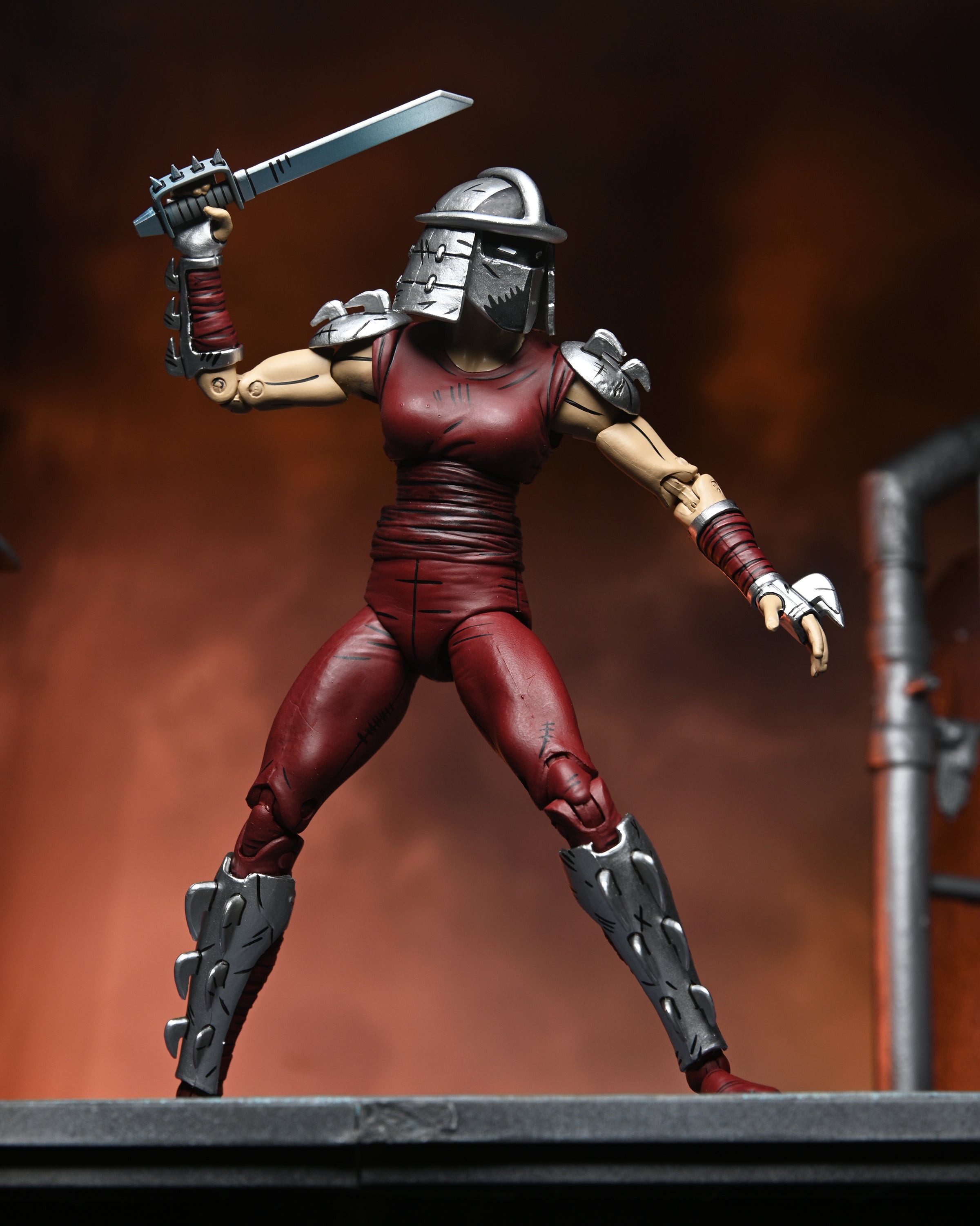 Teenage Mutant Ninja Turtles (Mirage Comics) - Karai 7" Scale Action Figure (City at War) - NECA