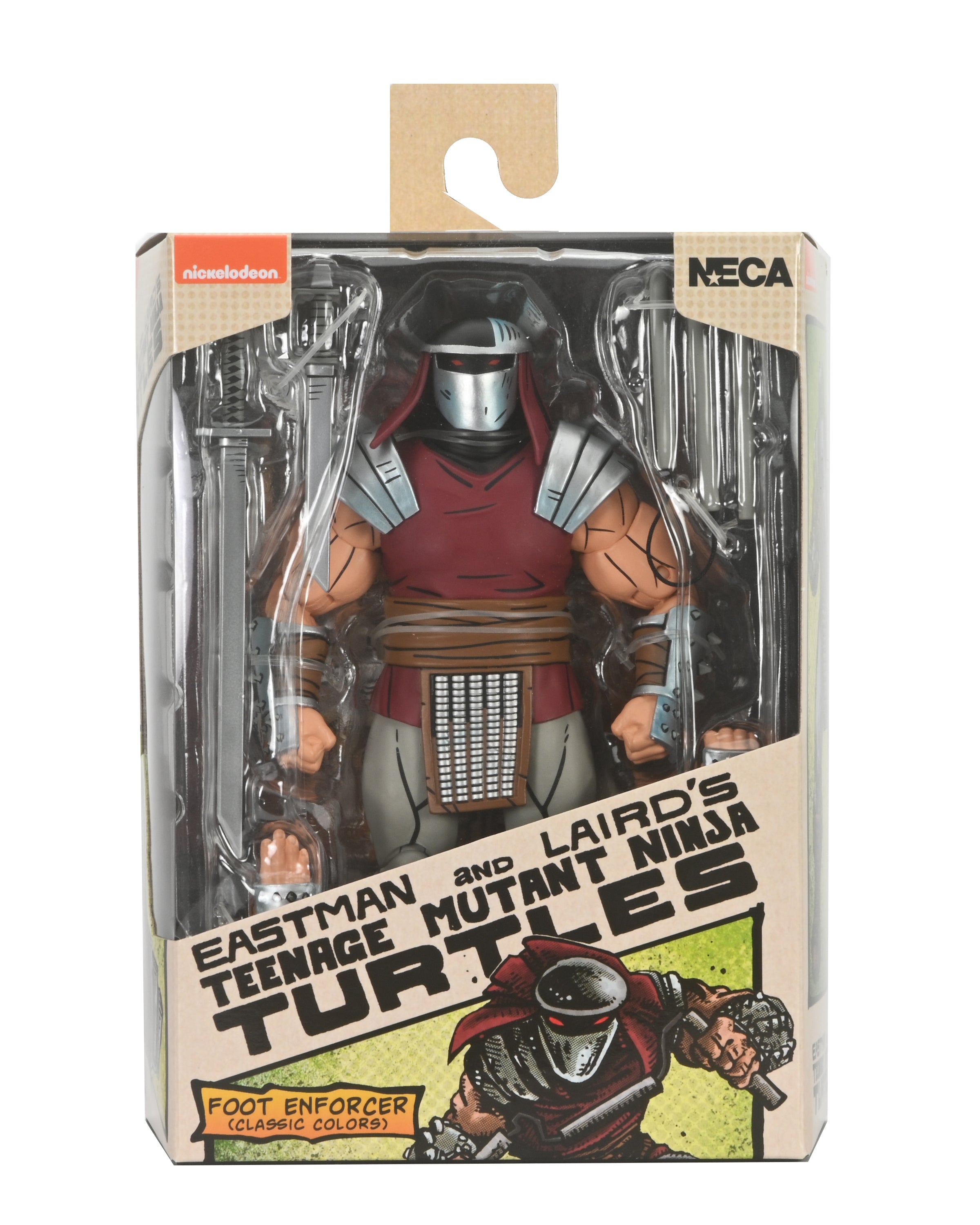 Teenage Mutant Ninja Turtles (Mirage Comics) - Foot Enforcer 7” Scale Action Figure (Classic Colors) - NECA